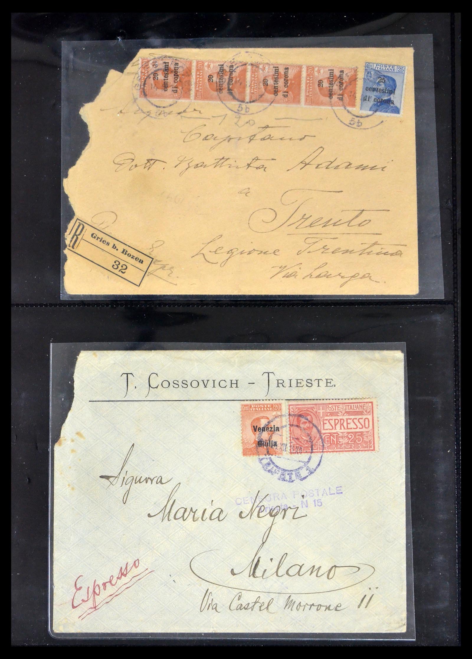 40439 0012 - Postzegel verzameling 40439 Italiaanse gebieden en bezettingen 1914-1