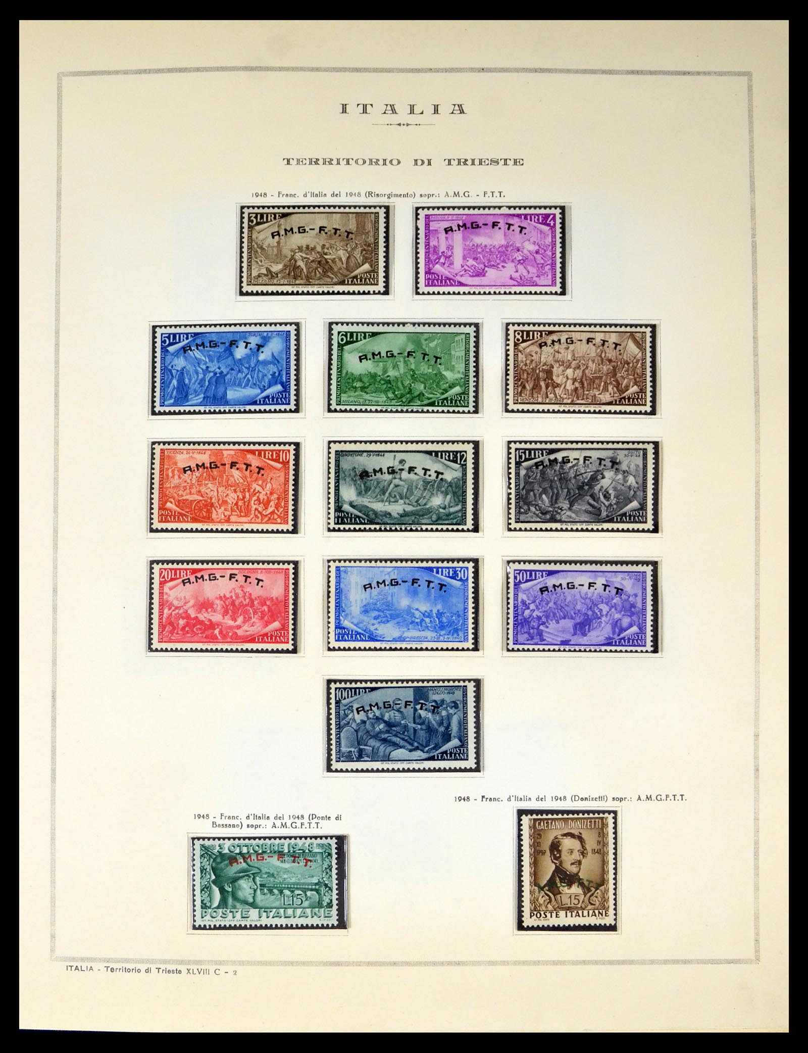 40441 0002 - Stamp collection 40441 Trieste, Fiume and Italian territories 1850-1922. 40441 0002 - Stamp collection 40441 Trieste, Fiume and Italian territories 1850-1922.