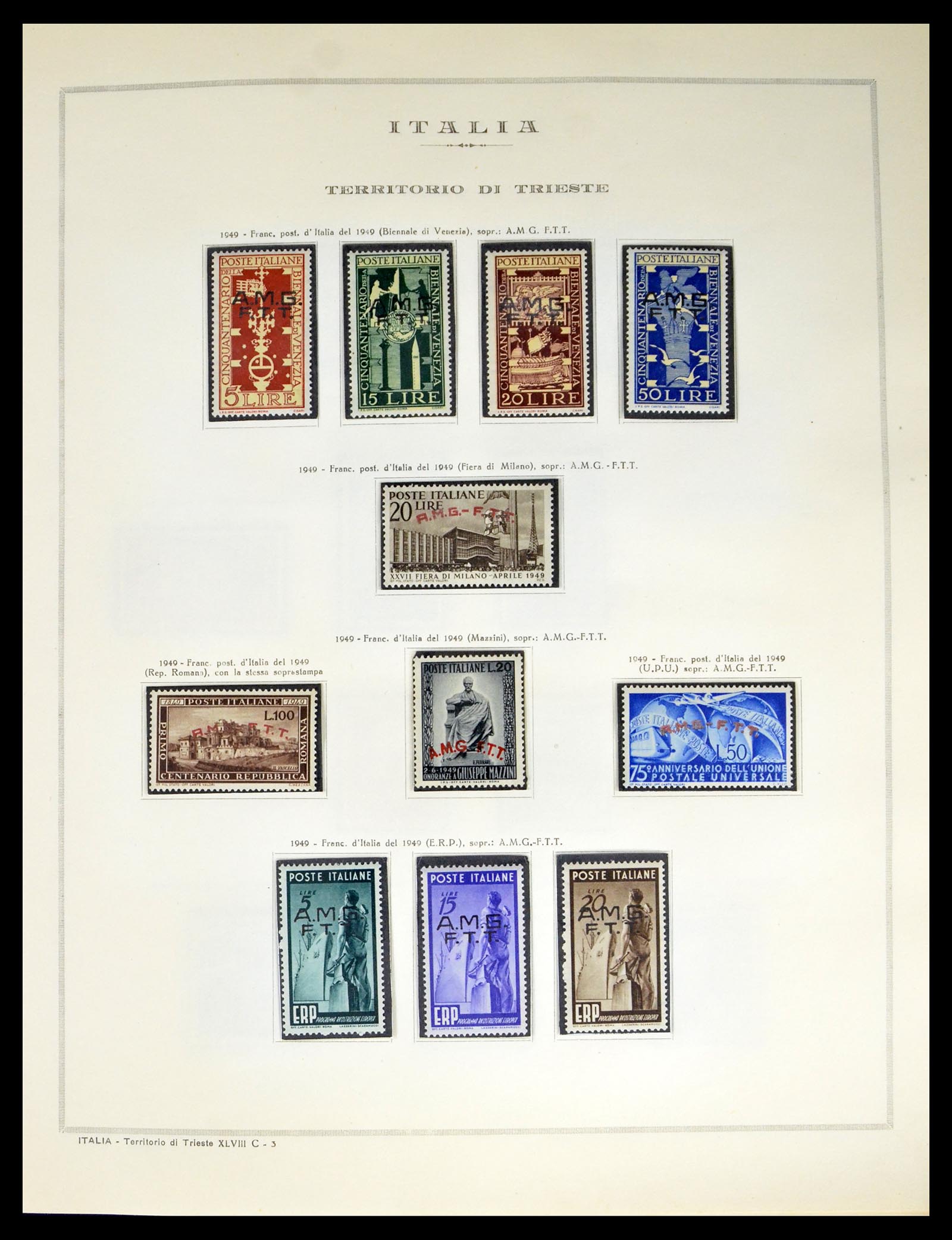 40441 0003 - Stamp collection 40441 Trieste, Fiume and Italian territories 1850-1922. 40441 0003 - Stamp collection 40441 Trieste, Fiume and Italian territories 1850-1922.