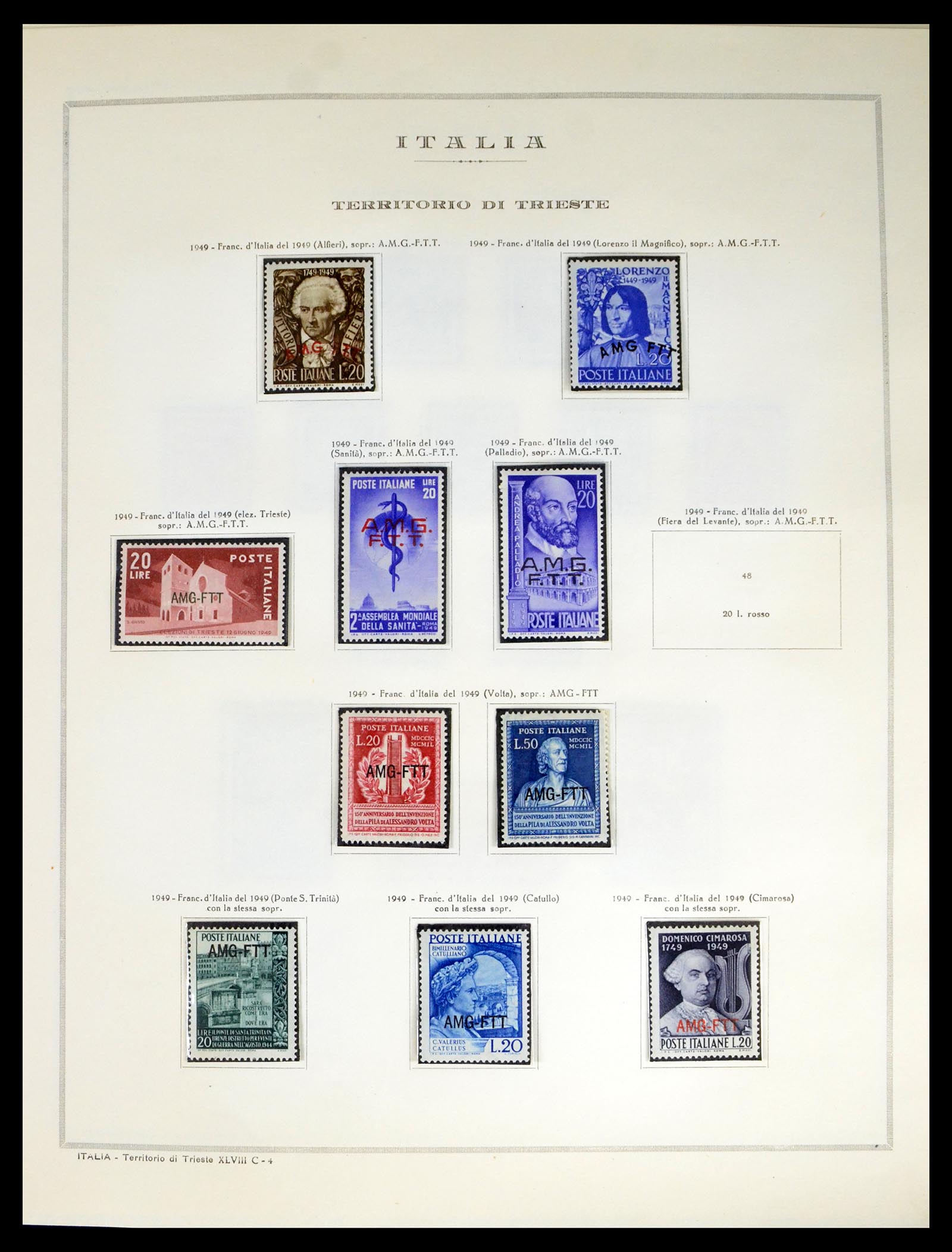 40441 0004 - Stamp collection 40441 Trieste, Fiume and Italian territories 1850-1922. 40441 0004 - Stamp collection 40441 Trieste, Fiume and Italian territories 1850-1922.