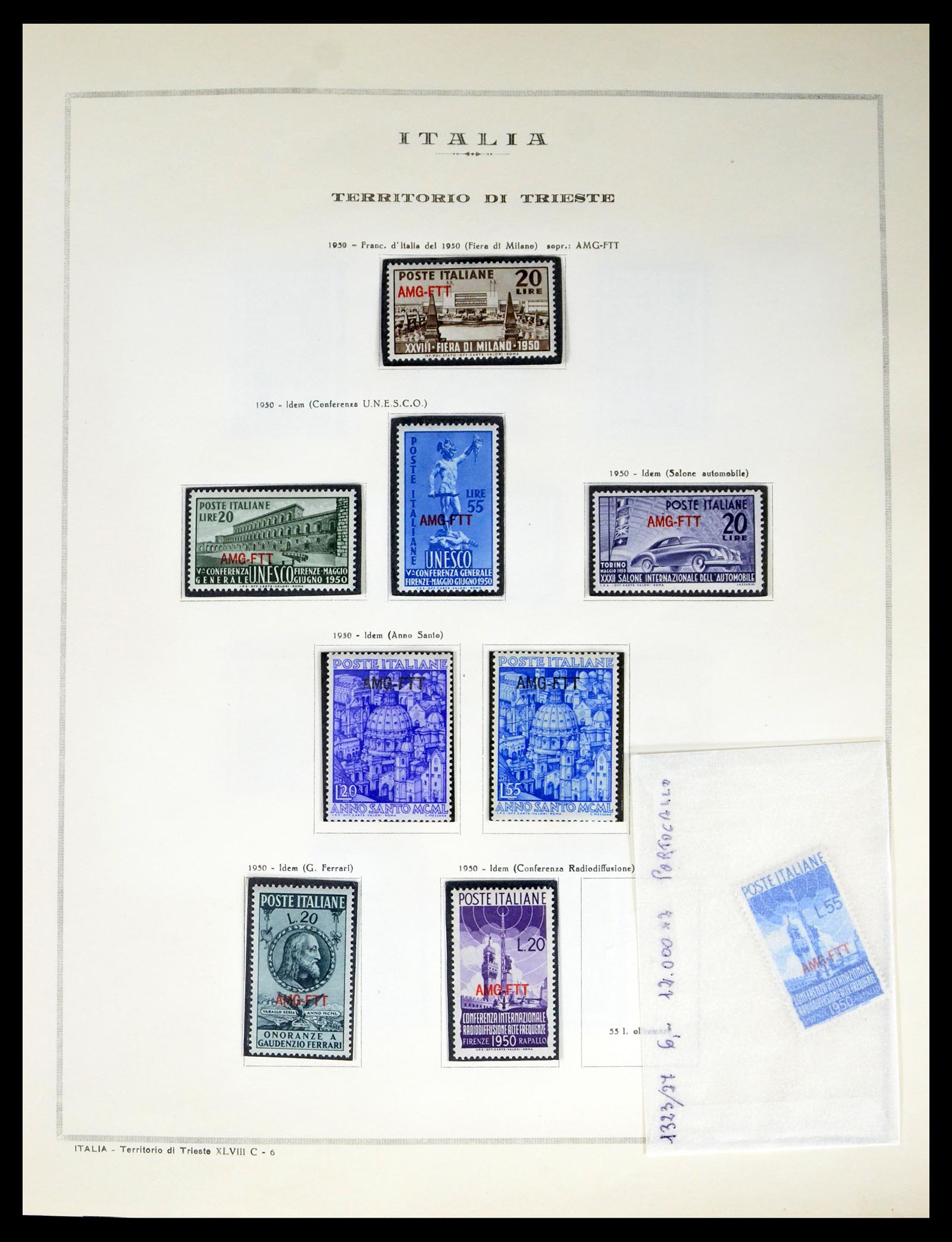 40441 0006 - Stamp collection 40441 Trieste, Fiume and Italian territories 1850-1922. 40441 0006 - Stamp collection 40441 Trieste, Fiume and Italian territories 1850-1922.