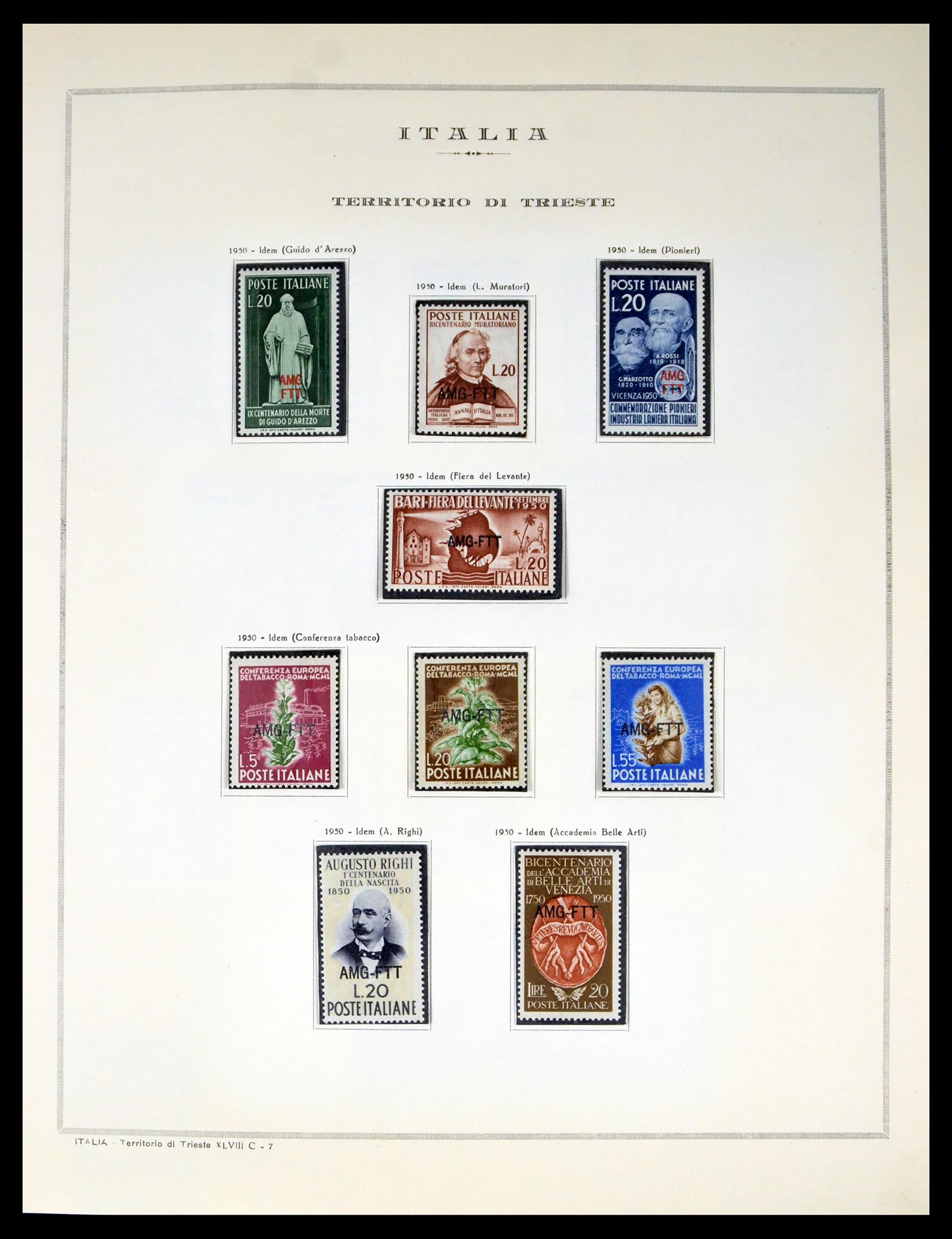 40441 0007 - Stamp collection 40441 Trieste, Fiume and Italian territories 1850-1922. 40441 0007 - Stamp collection 40441 Trieste, Fiume and Italian territories 1850-1922.