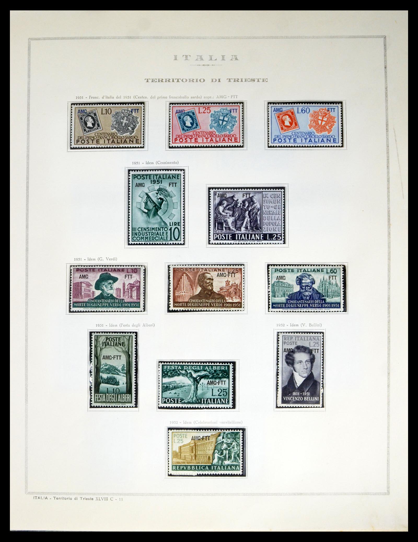 40441 0011 - Stamp collection 40441 Trieste, Fiume and Italian territories 1850-1922. 40441 0011 - Stamp collection 40441 Trieste, Fiume and Italian territories 1850-1922.