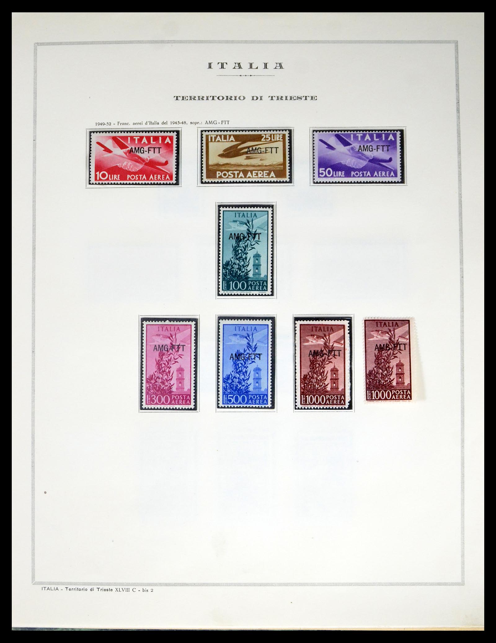 40441 0013 - Stamp collection 40441 Trieste, Fiume and Italian territories 1850-1922. 40441 0013 - Stamp collection 40441 Trieste, Fiume and Italian territories 1850-1922.