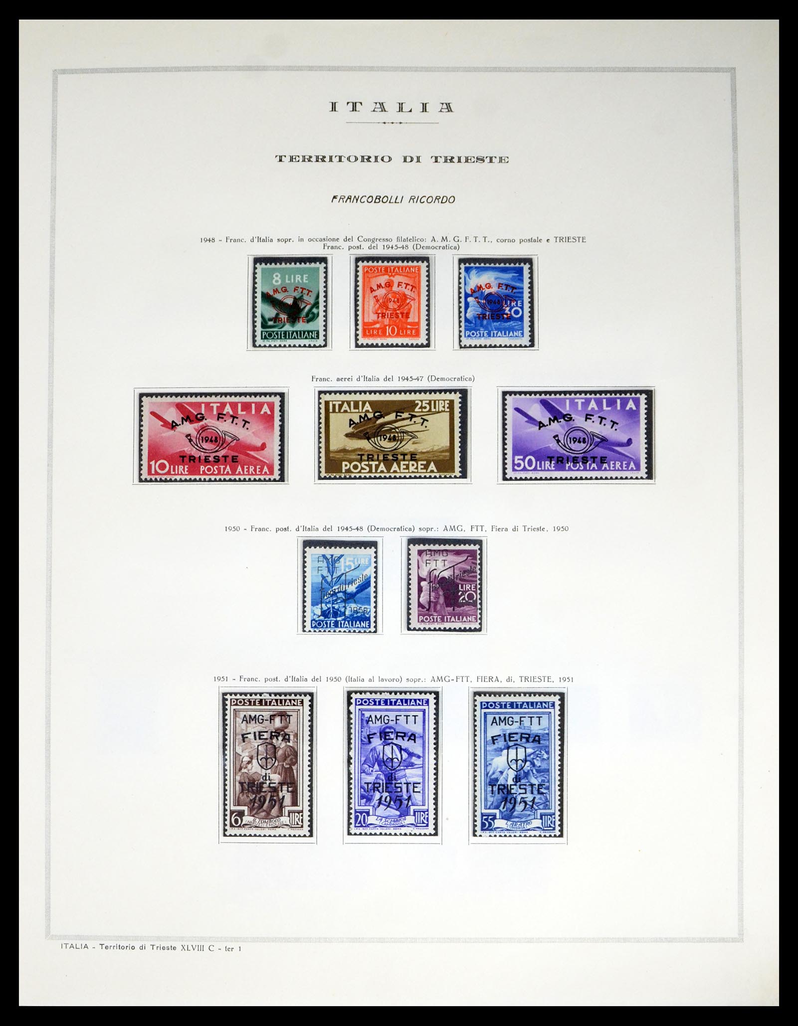 40441 0014 - Stamp collection 40441 Trieste, Fiume and Italian territories 1850-1922. 40441 0014 - Stamp collection 40441 Trieste, Fiume and Italian territories 1850-1922.