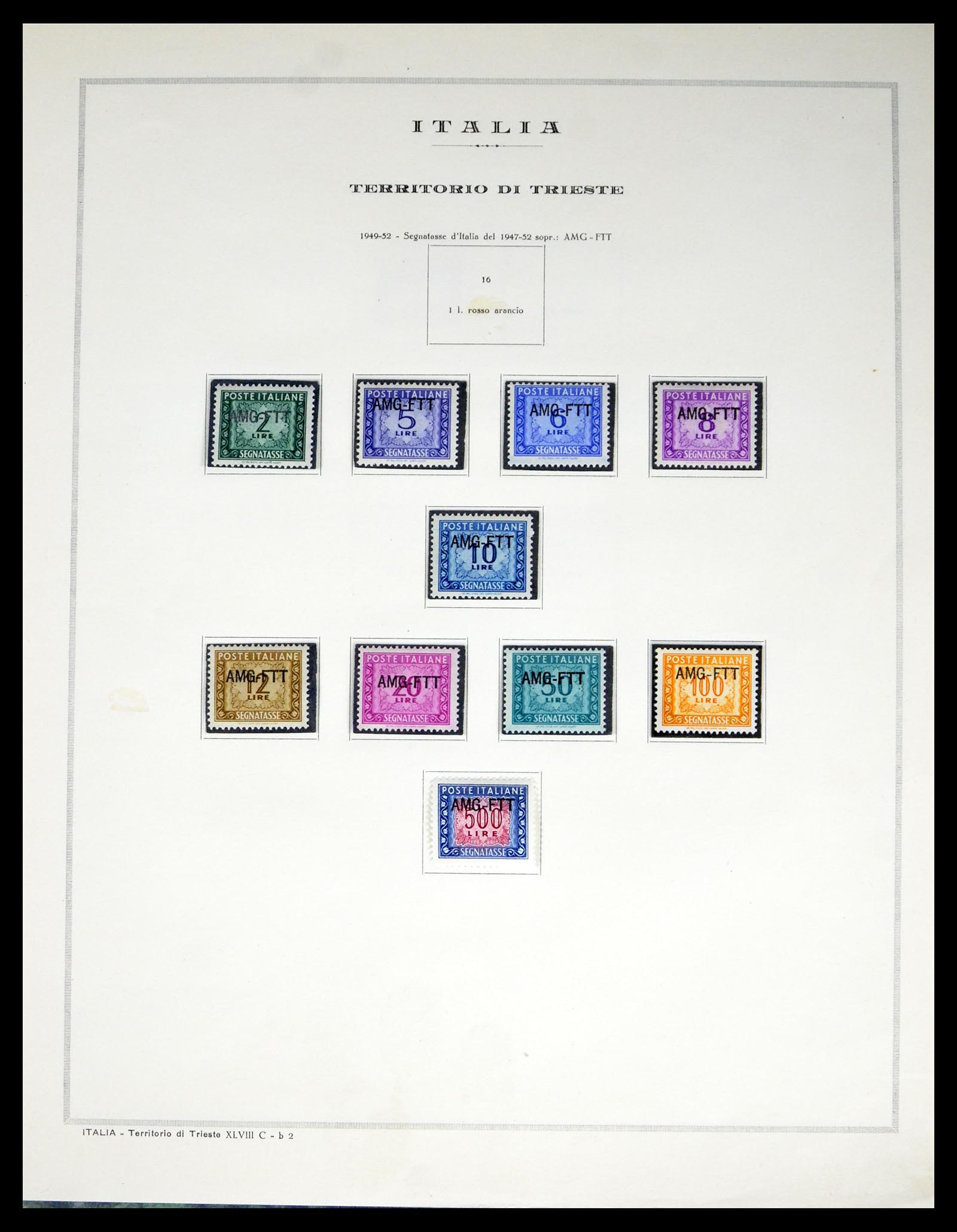 40441 0017 - Stamp collection 40441 Trieste, Fiume and Italian territories 1850-1922. 40441 0017 - Stamp collection 40441 Trieste, Fiume and Italian territories 1850-1922.