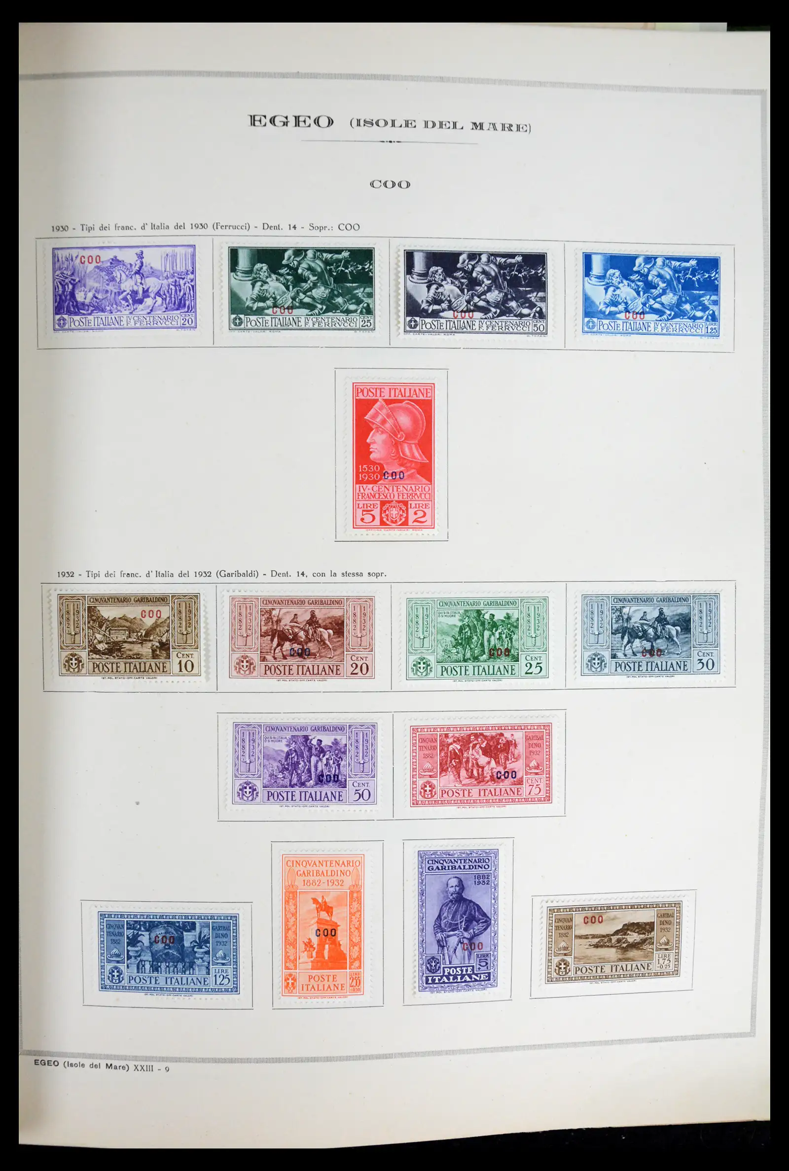 40445 0056A - Postzegelverzameling 40445 Italiaanse kolonien 1894-1945.