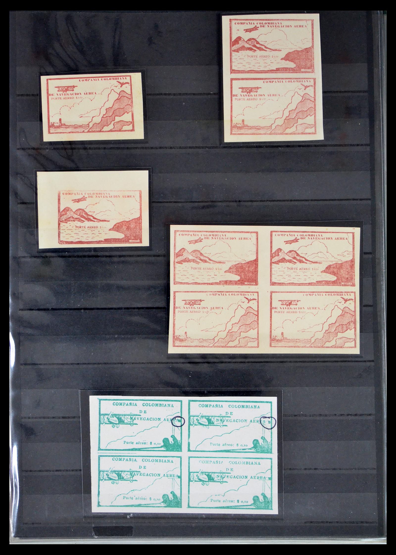 40446 0001 - Postzegel verzameling 40446 Scadta 1920-1929.