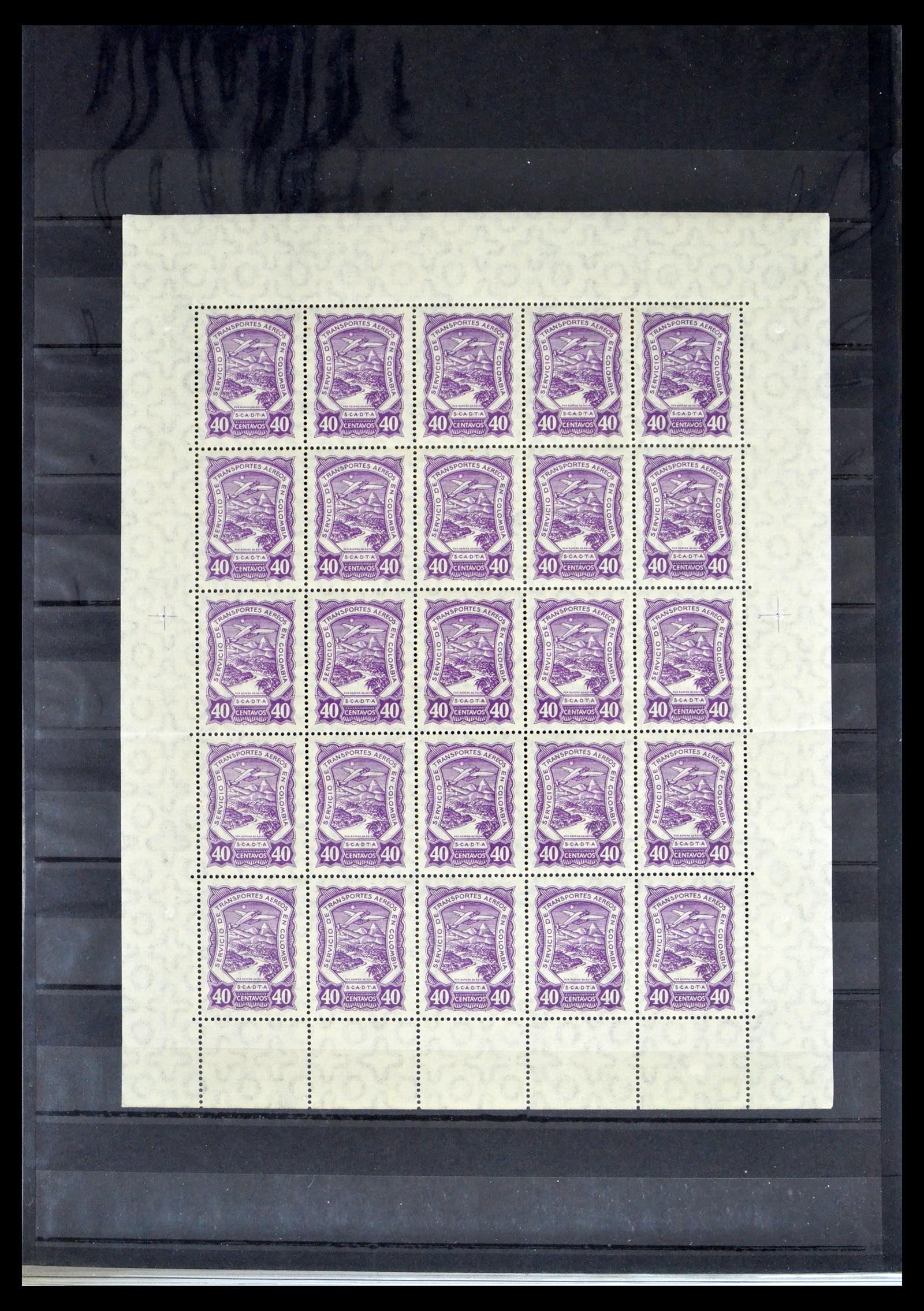 40446 0006 - Postzegel verzameling 40446 Scadta 1920-1929.