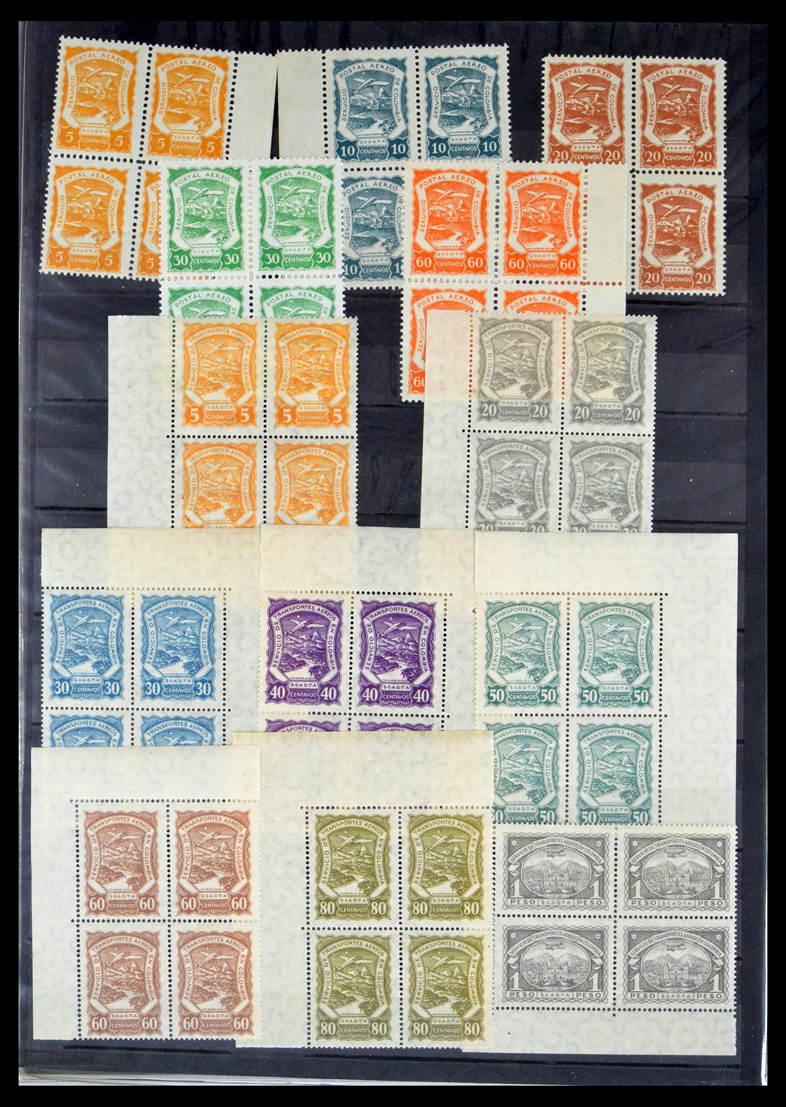 40446 0010 - Postzegel verzameling 40446 Scadta 1920-1929.