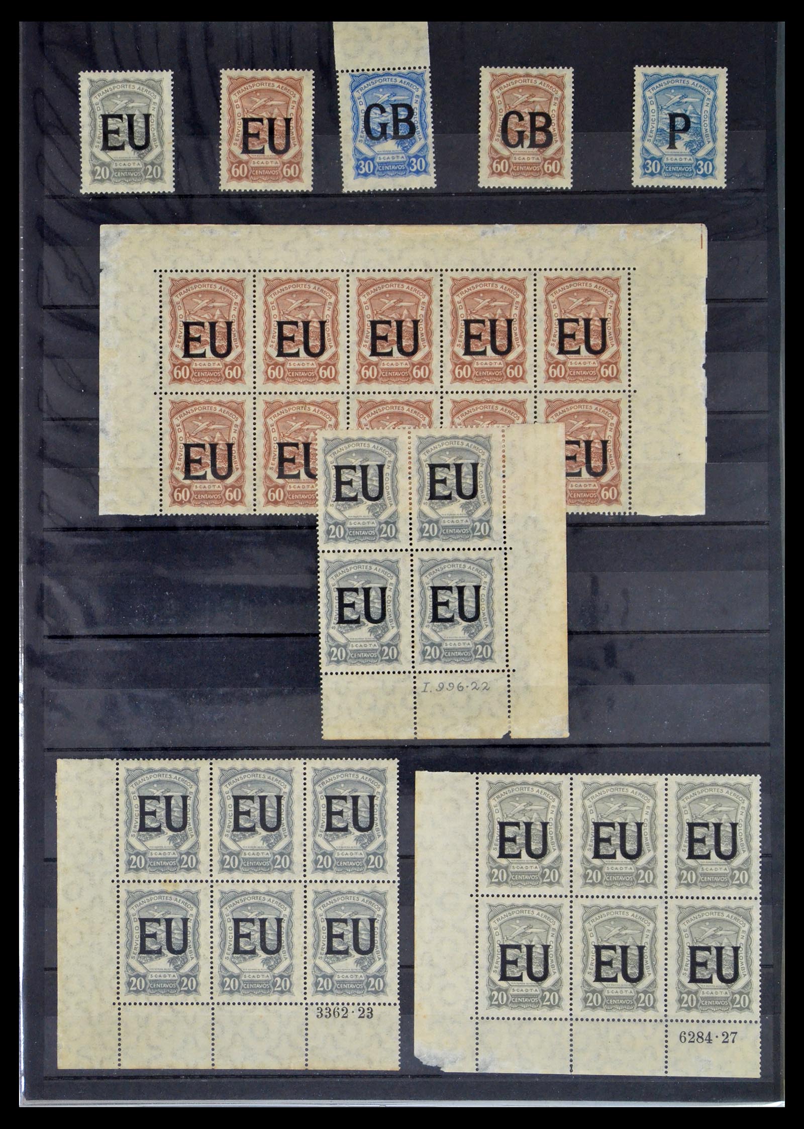 40446 0011 - Postzegel verzameling 40446 Scadta 1920-1929.