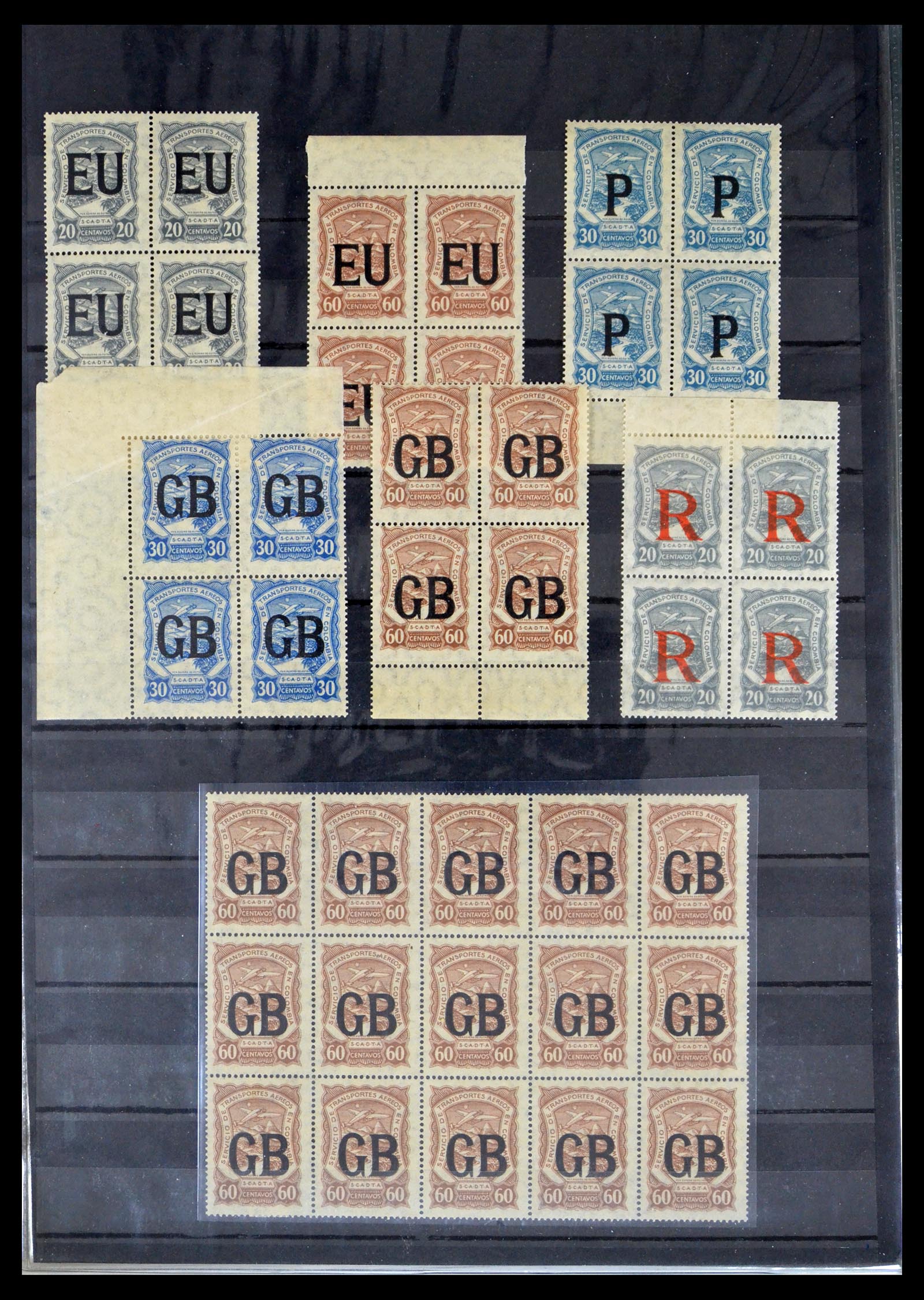 40446 0012 - Postzegel verzameling 40446 Scadta 1920-1929.