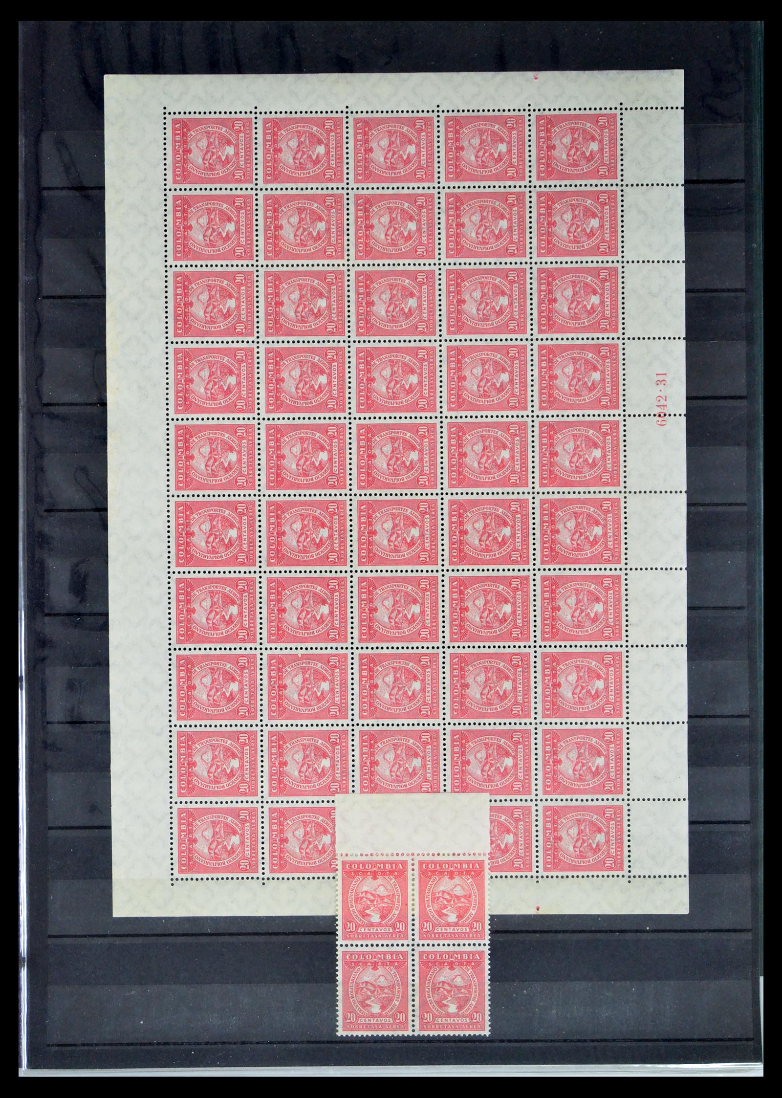 40446 0015 - Postzegel verzameling 40446 Scadta 1920-1929.
