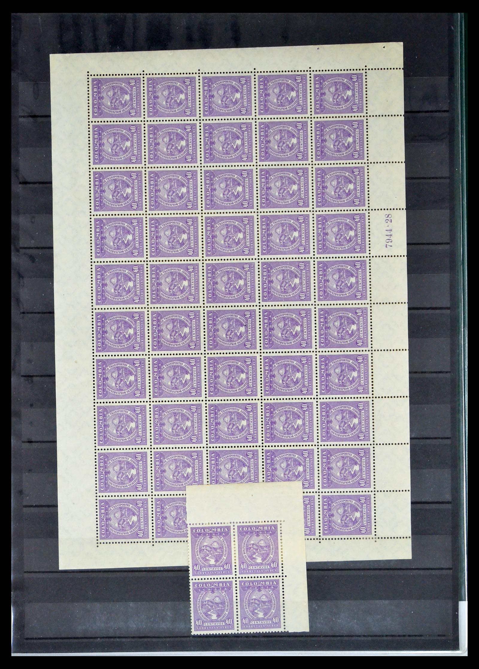 40446 0017 - Postzegel verzameling 40446 Scadta 1920-1929.