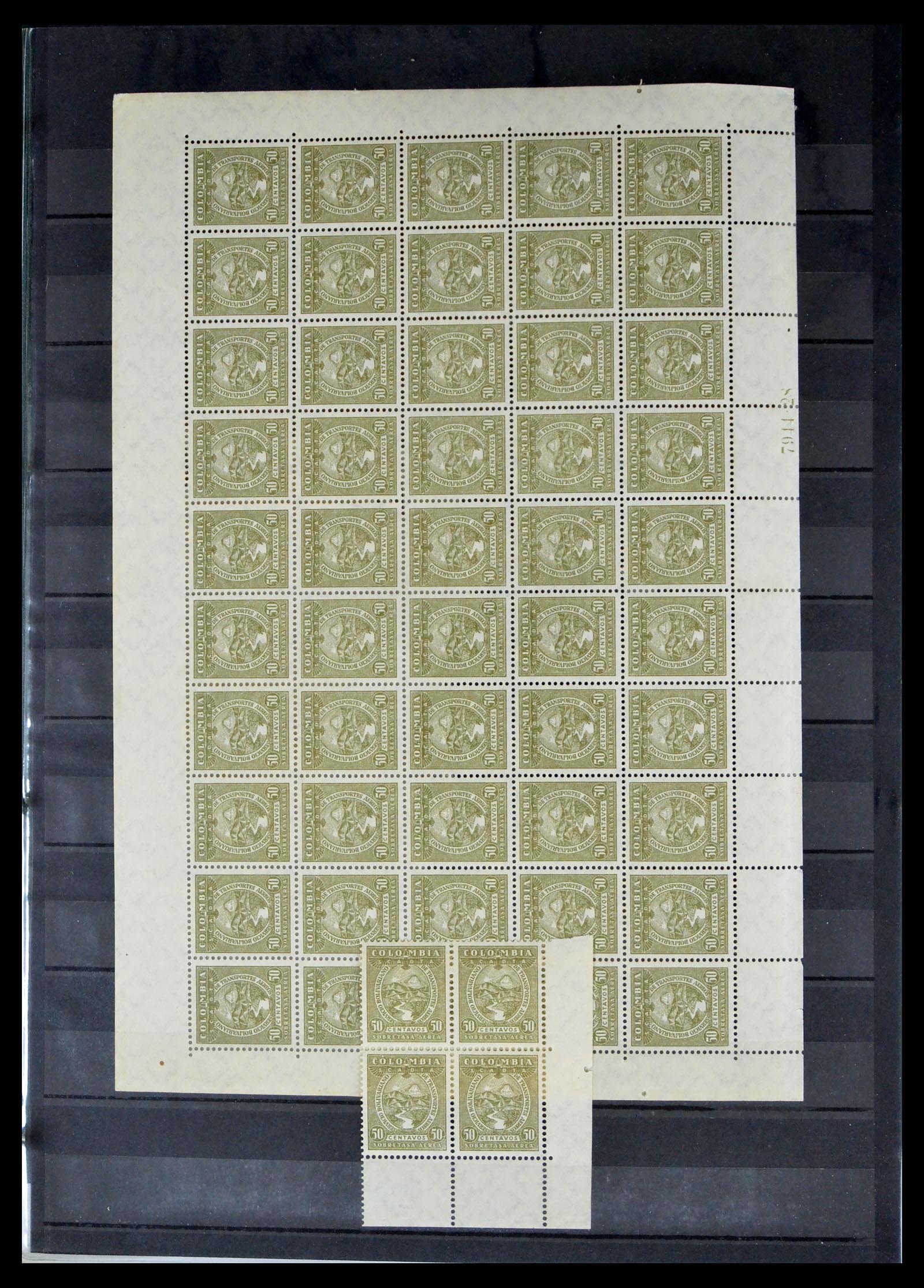 40446 0018 - Postzegel verzameling 40446 Scadta 1920-1929.