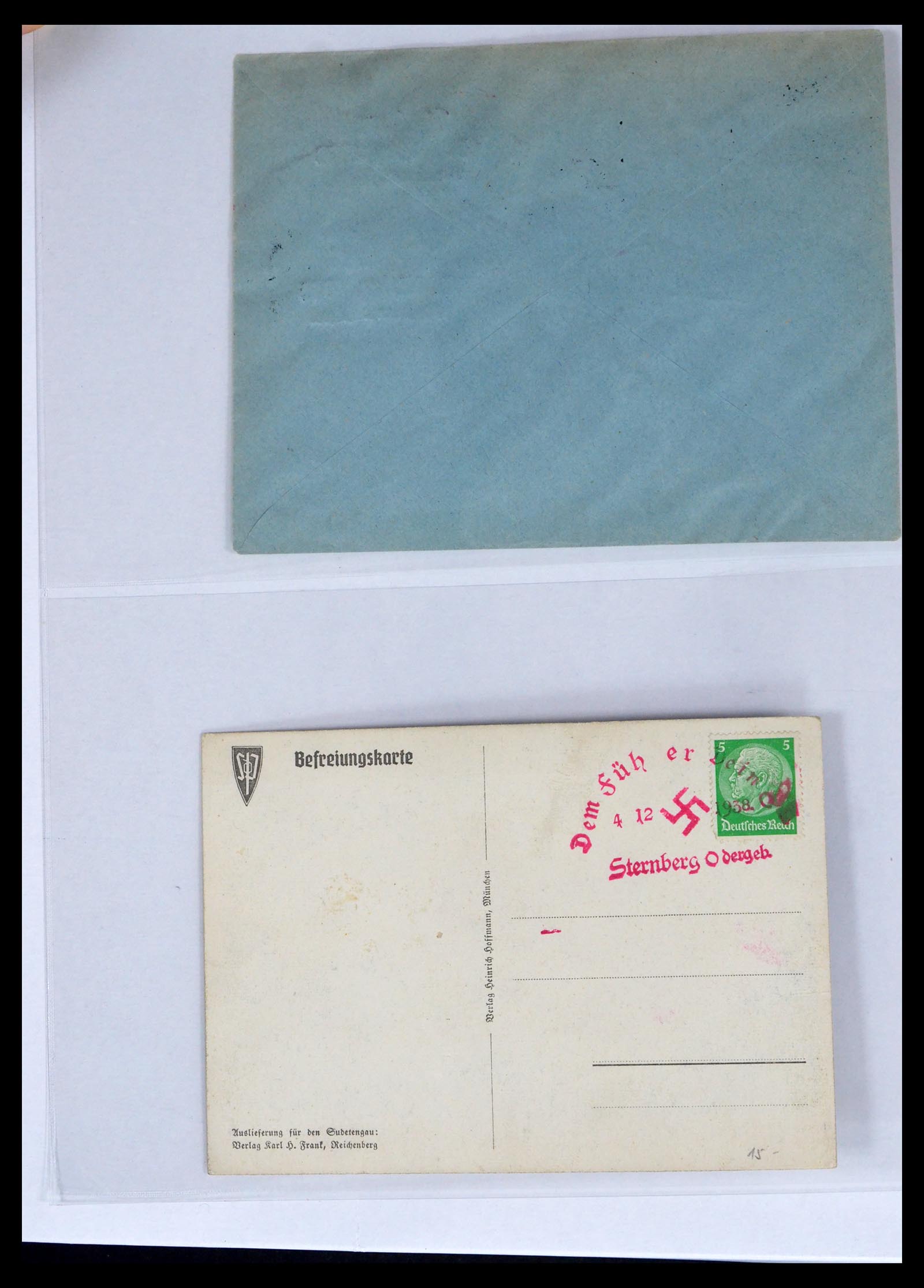 40450 0005 - Postzegel verzameling 40450 Sudetenland 1933-1945.