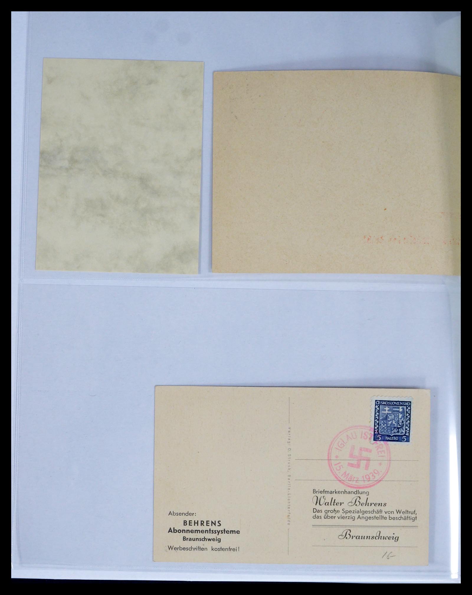 40450 0015 - Postzegel verzameling 40450 Sudetenland 1933-1945.