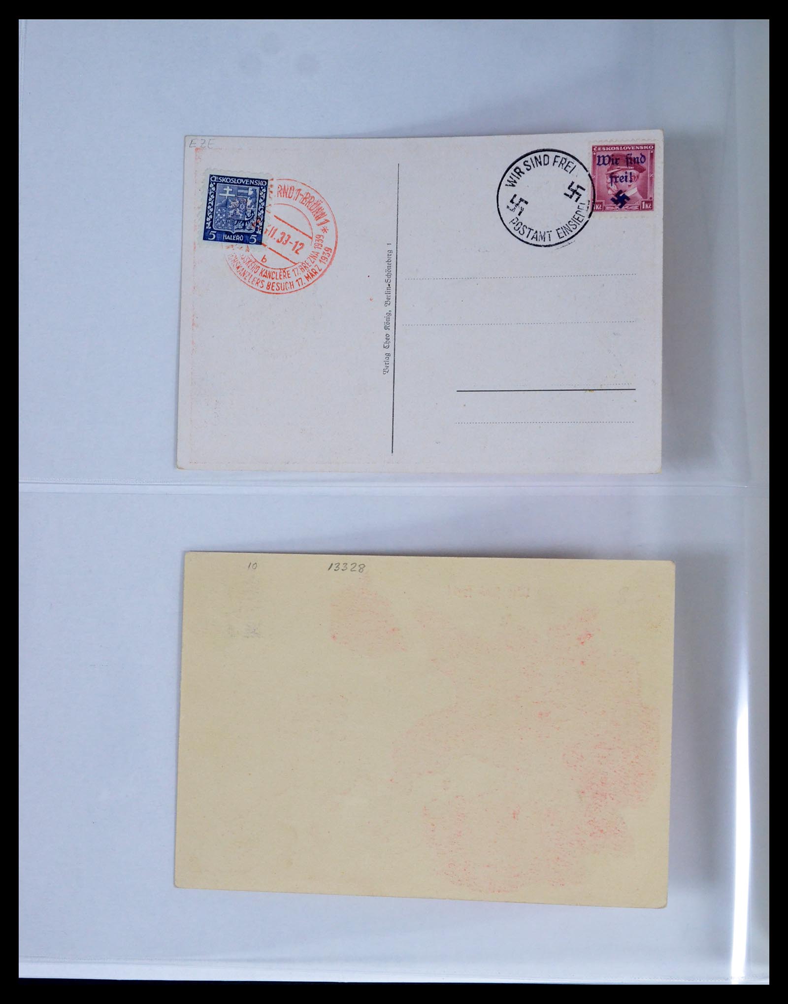 40450 0018 - Postzegel verzameling 40450 Sudetenland 1933-1945.