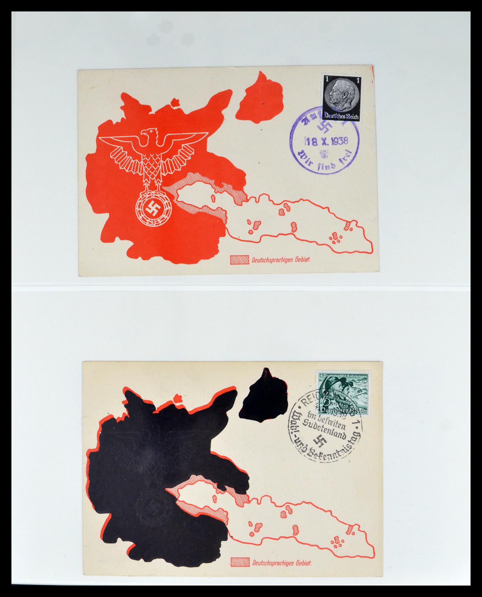 40450 0019 - Postzegel verzameling 40450 Sudetenland 1933-1945.
