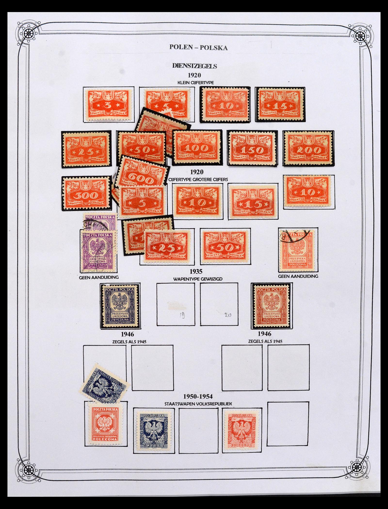 40456 0008 - Postzegel verzameling 40456 Polen 1915-1985.