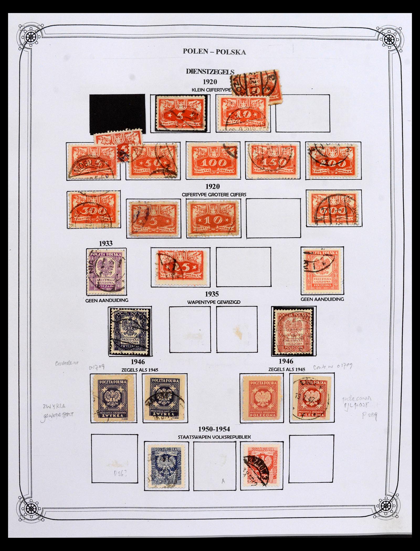 40456 0010 - Postzegel verzameling 40456 Polen 1915-1985.