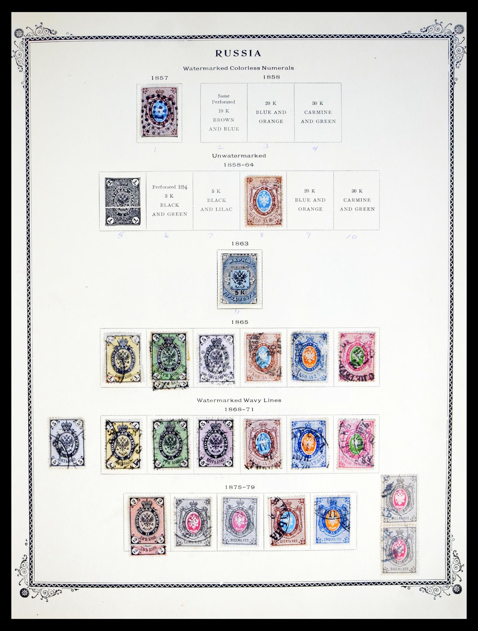 40460 0001 - Stamp collection 40460 Russia 1857-1996.