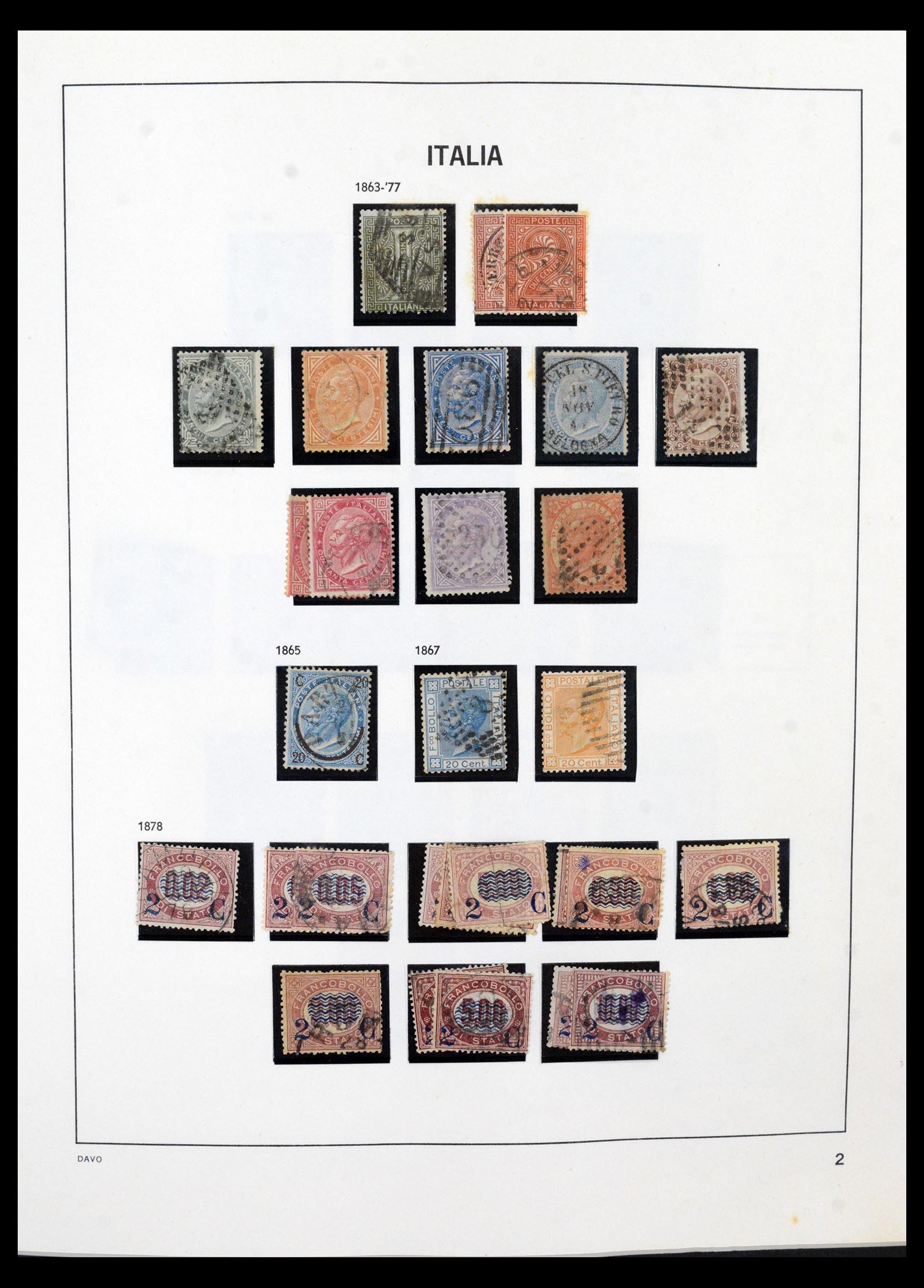 40463 0002 - Stamp collection 40463 Italy 1862-1978.