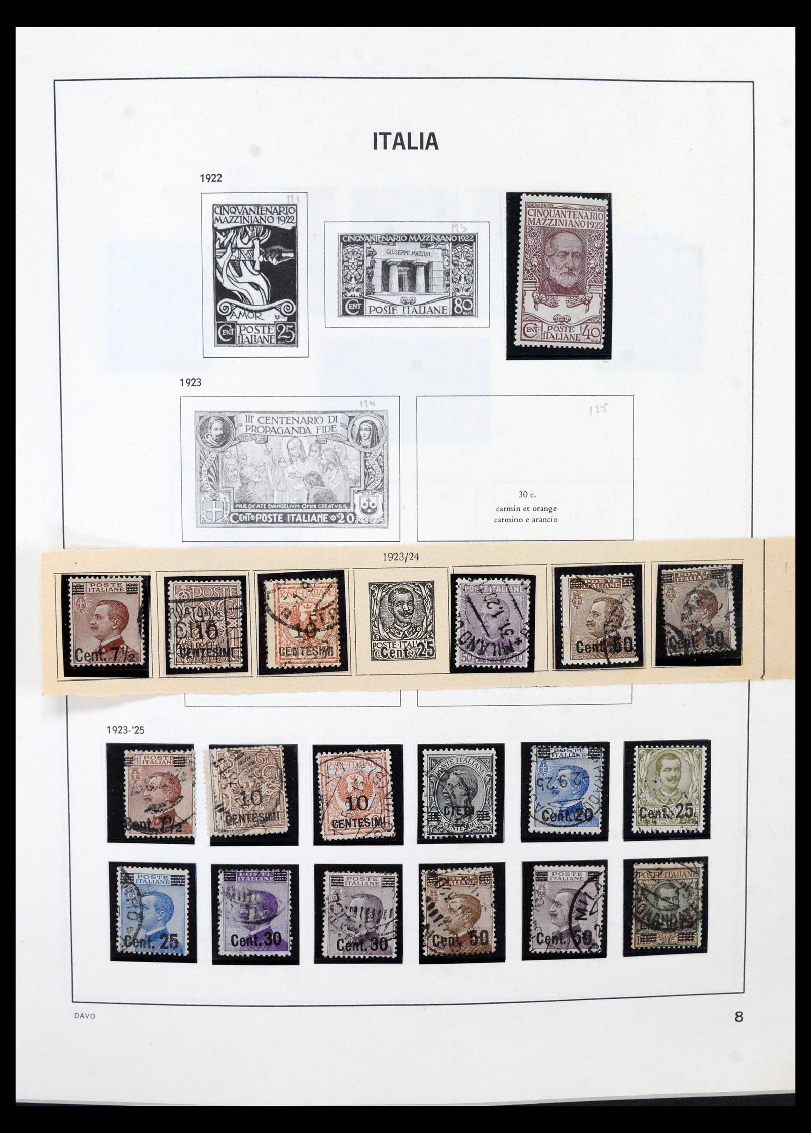 40463 0009 - Stamp collection 40463 Italy 1862-1978.