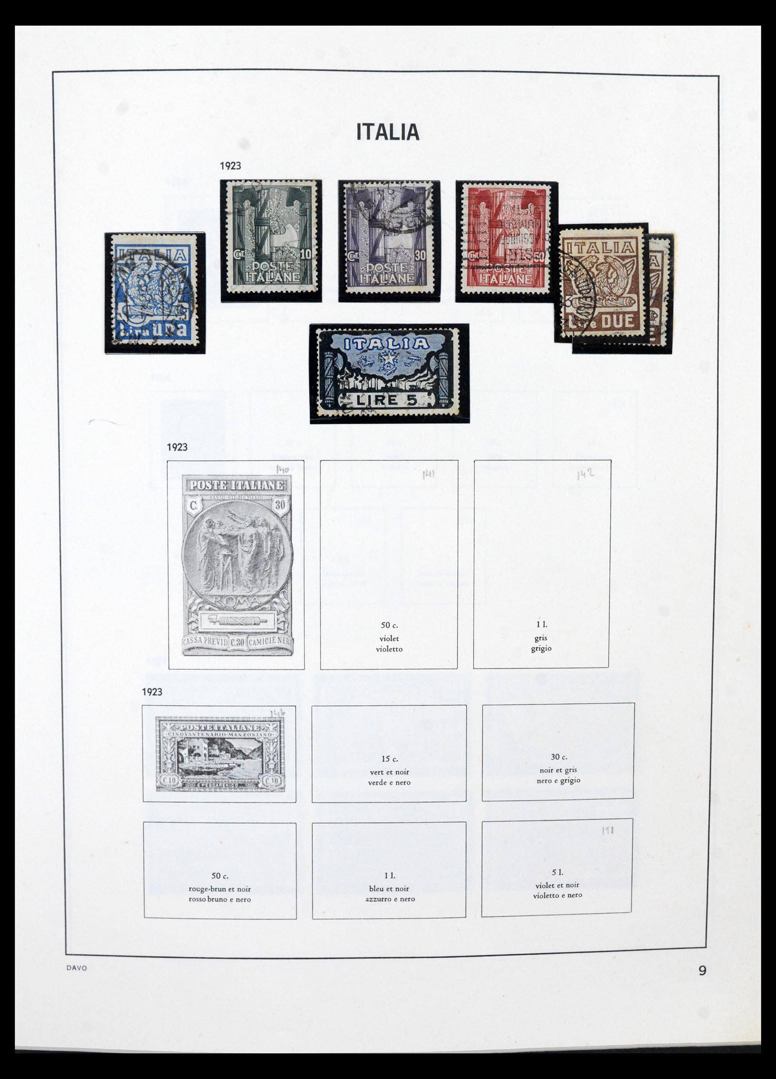 40463 0010 - Stamp collection 40463 Italy 1862-1978.