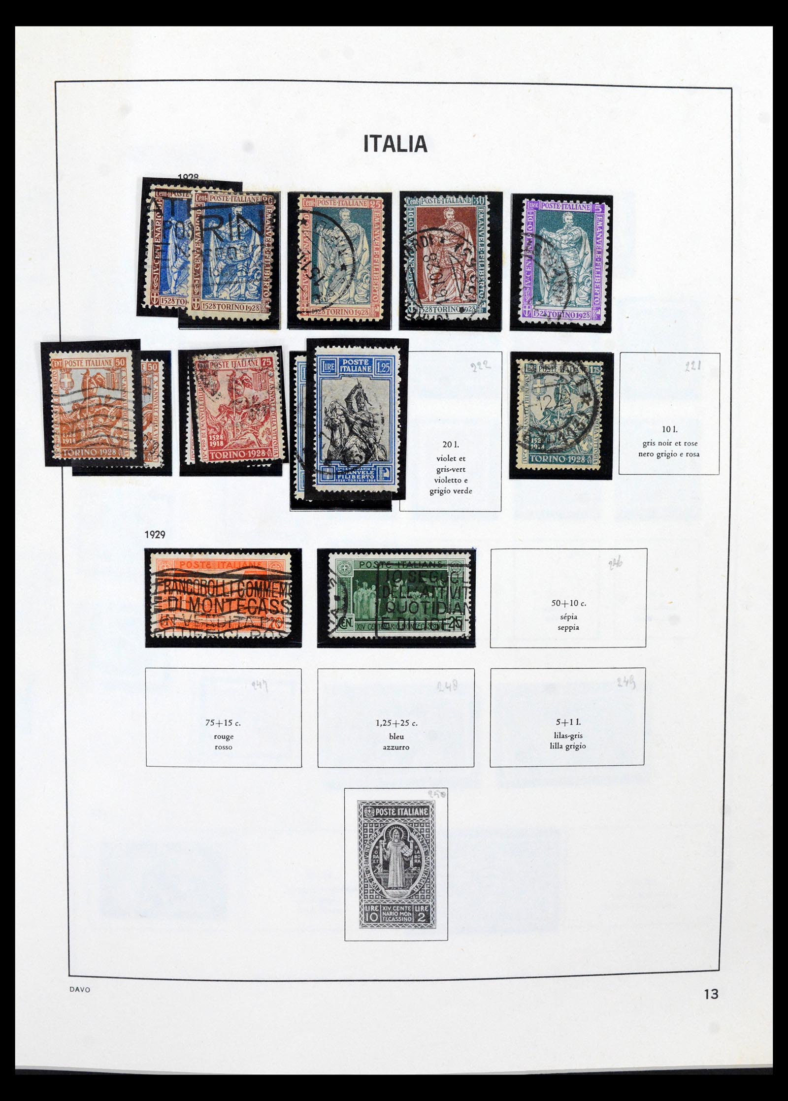 40463 0014 - Stamp collection 40463 Italy 1862-1978.