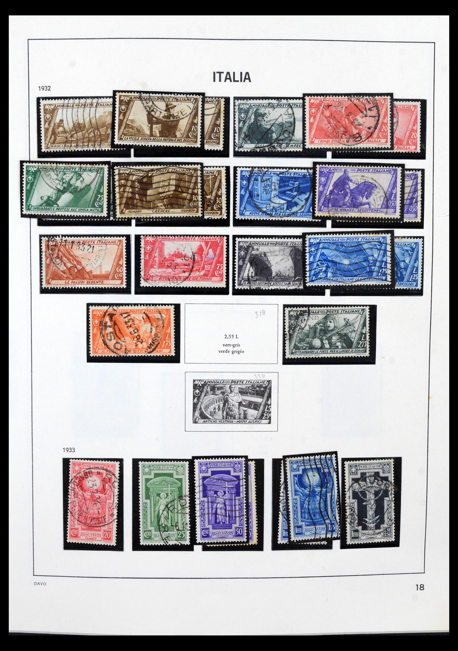 40463 0019 - Stamp collection 40463 Italy 1862-1978.