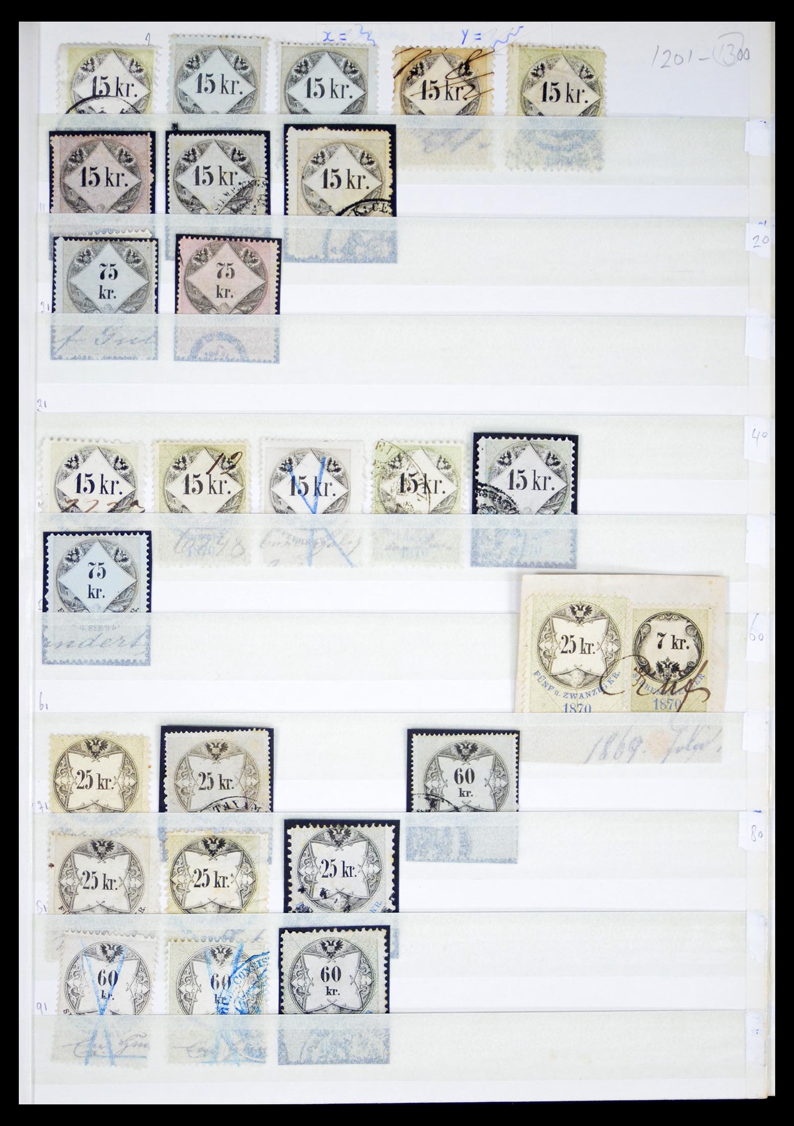 40466 0013 - Postzegel verzameling 40466 Oostenrijk fiscaal.