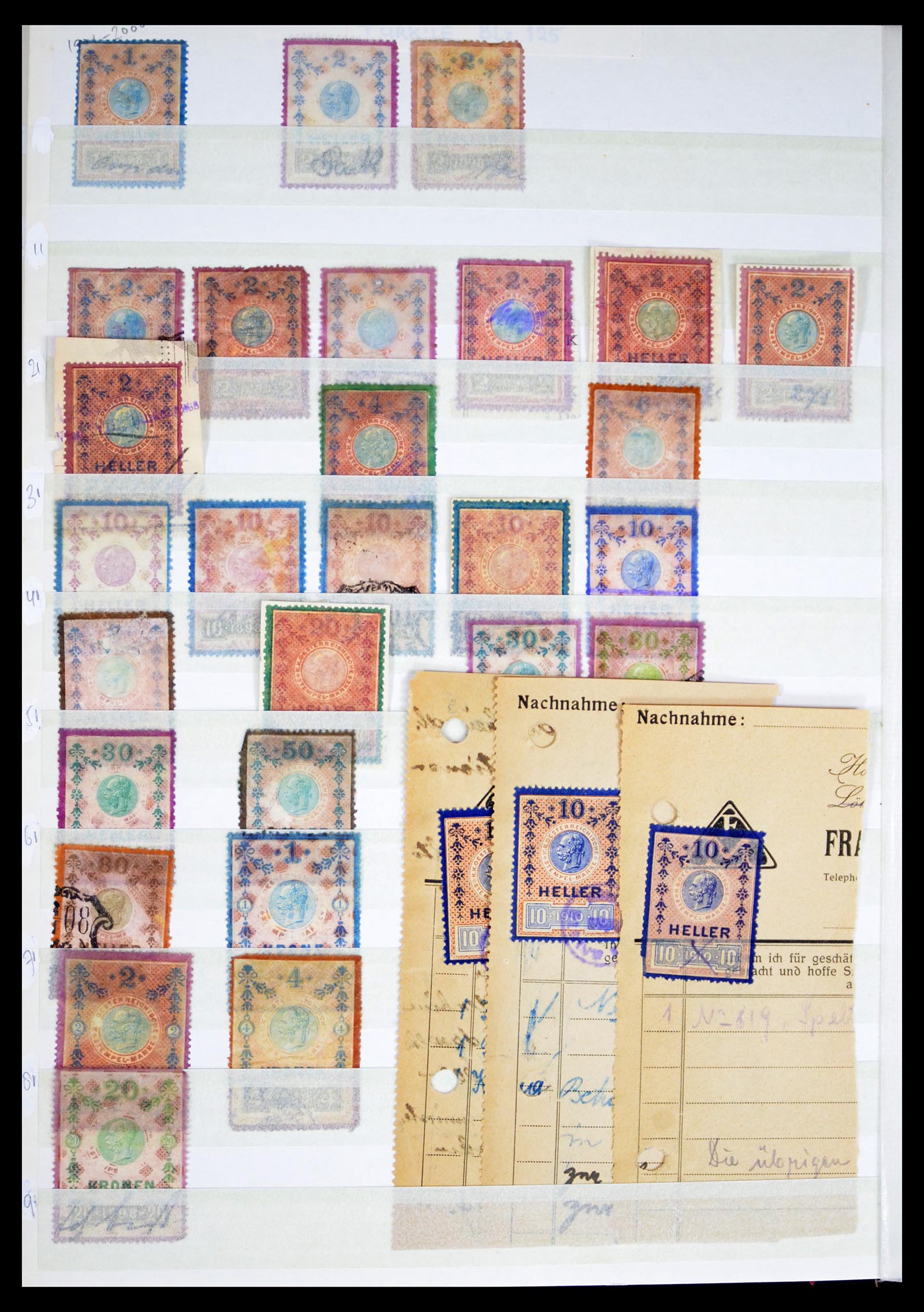 40466 0020 - Postzegel verzameling 40466 Oostenrijk fiscaal.