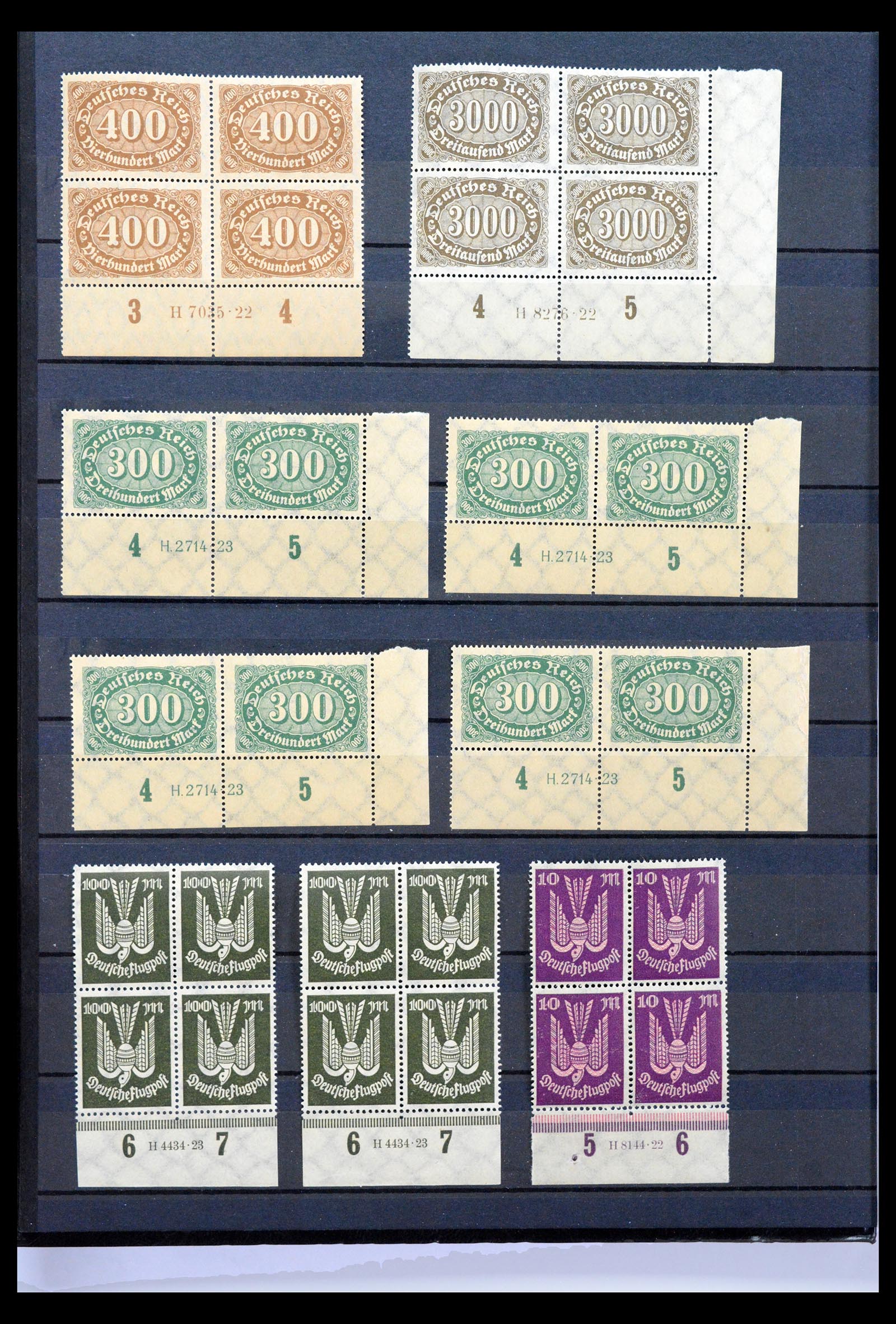 40467 0006 - Postzegel verzameling 40467 Duitse Rijk Han nummers.