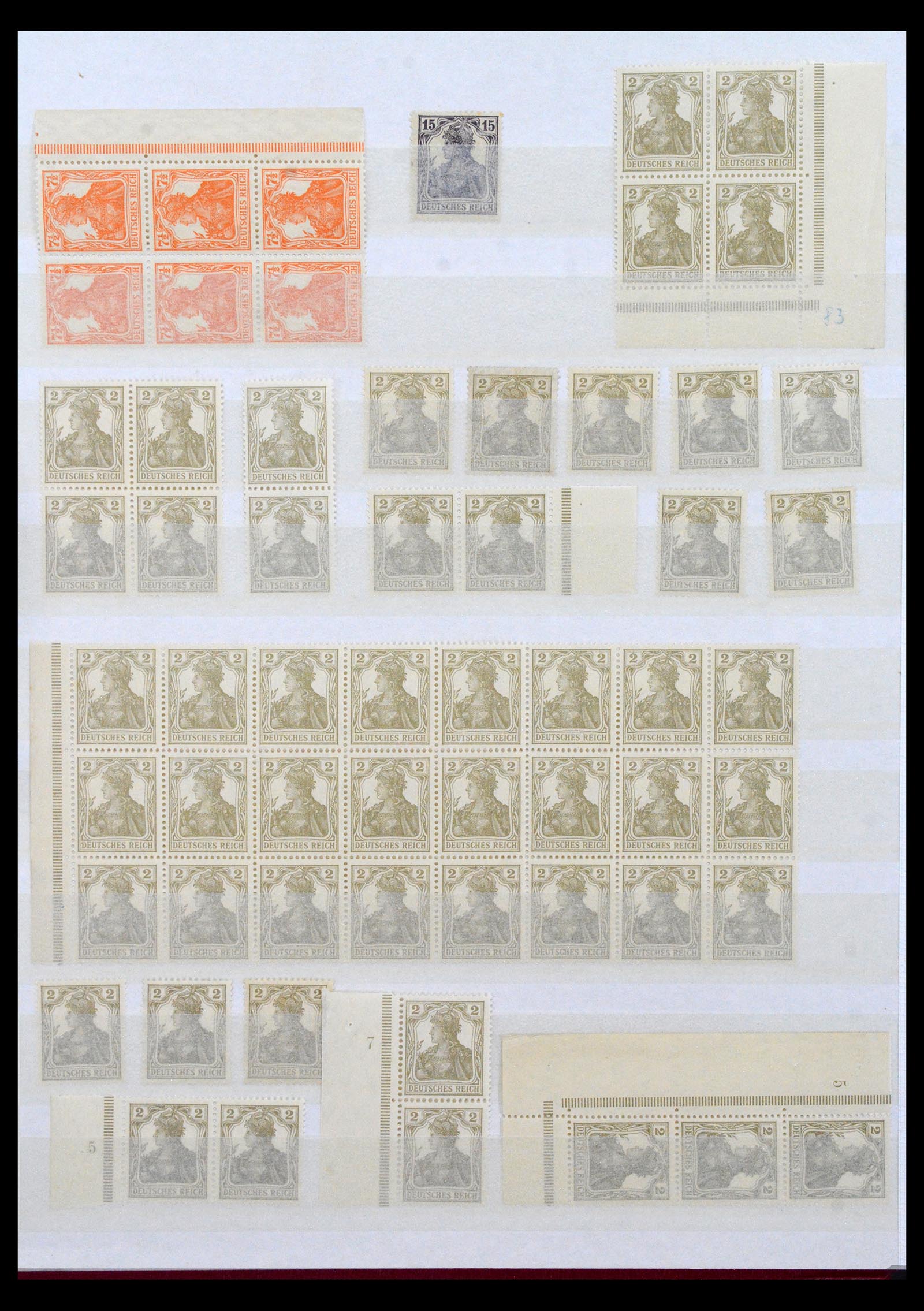 40468 0004 - Postzegel verzameling 40468 Duitse Rijk postfris.