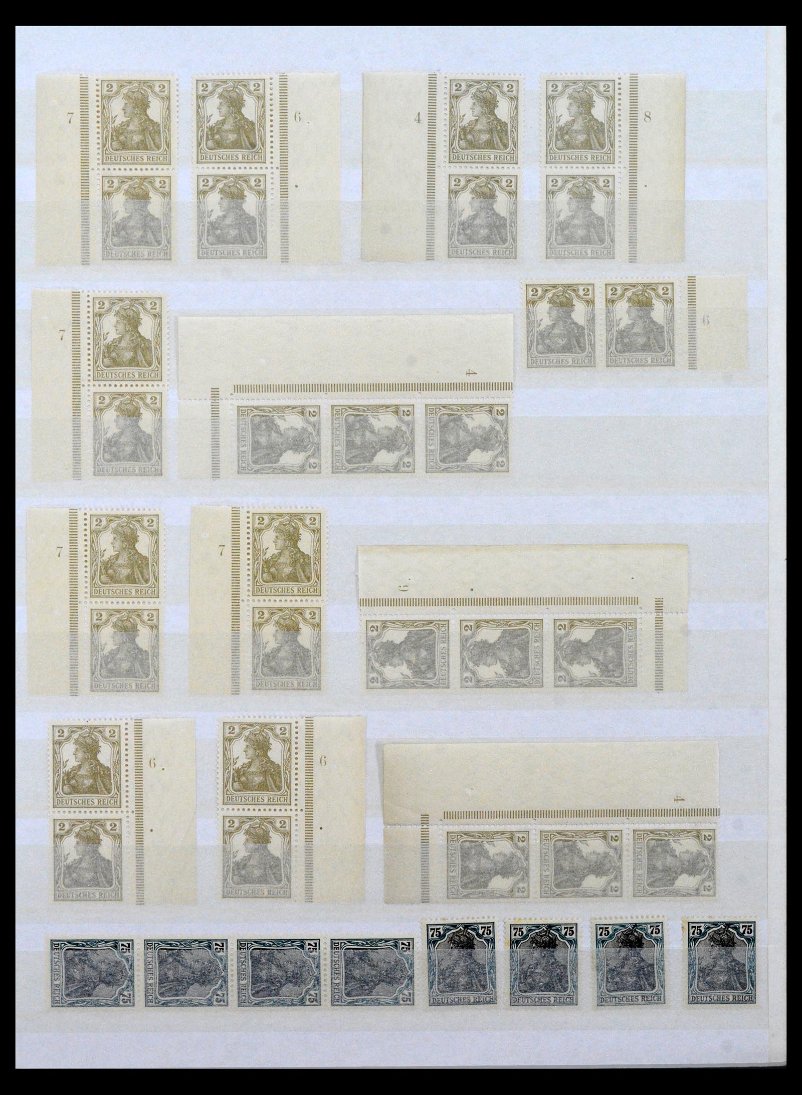 40468 0005 - Postzegel verzameling 40468 Duitse Rijk postfris.