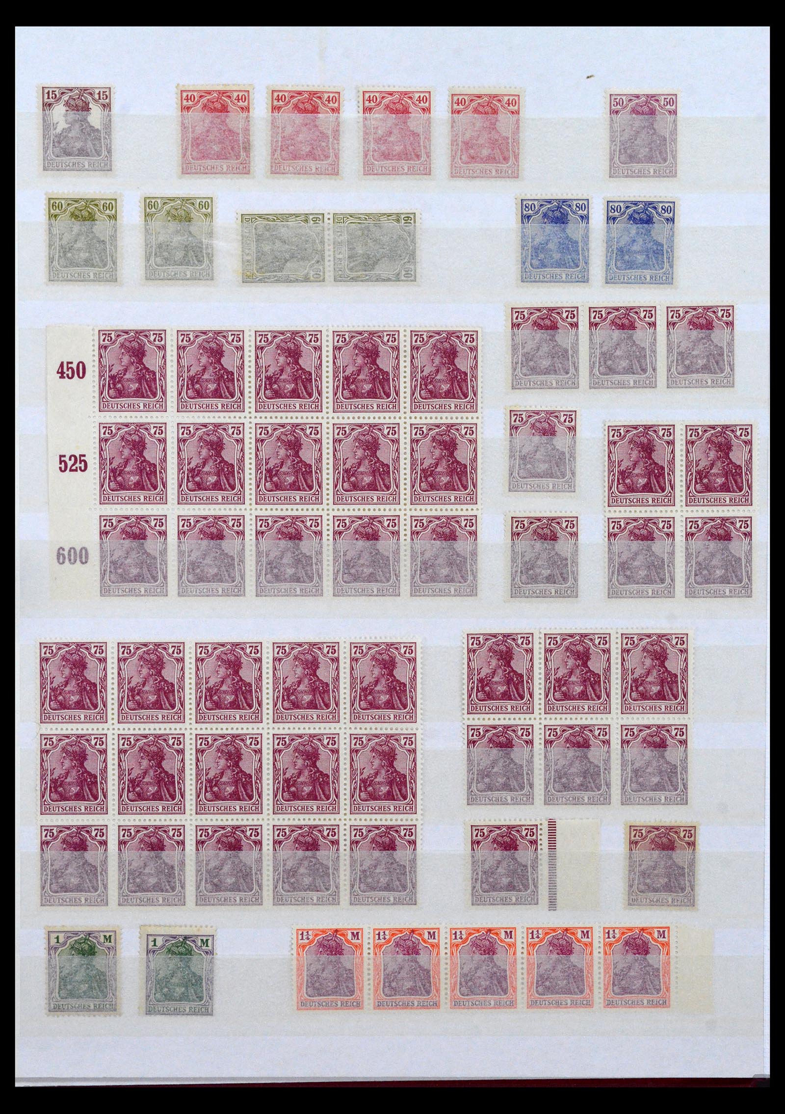 40468 0008 - Postzegel verzameling 40468 Duitse Rijk postfris.