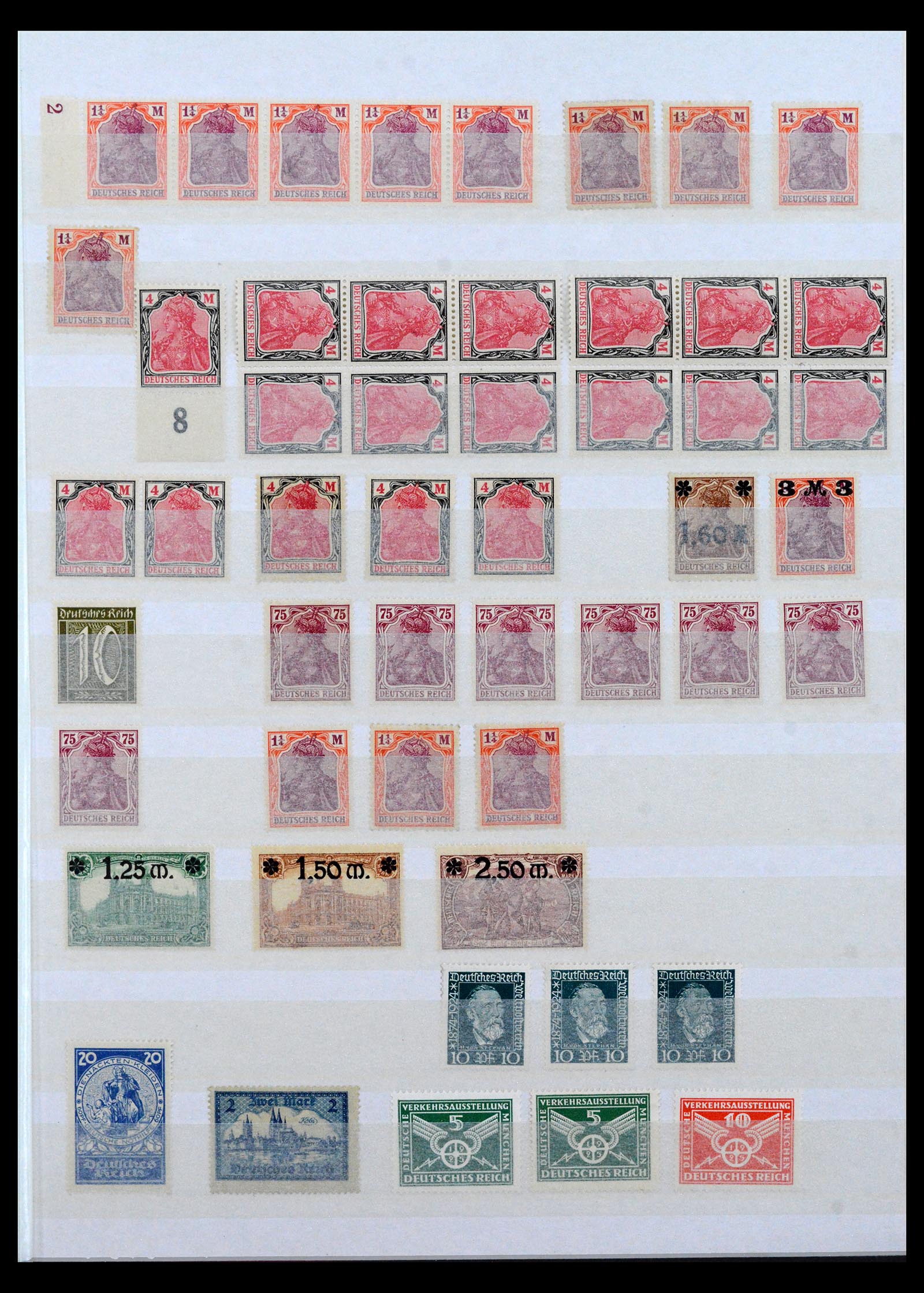 40468 0009 - Postzegel verzameling 40468 Duitse Rijk postfris.