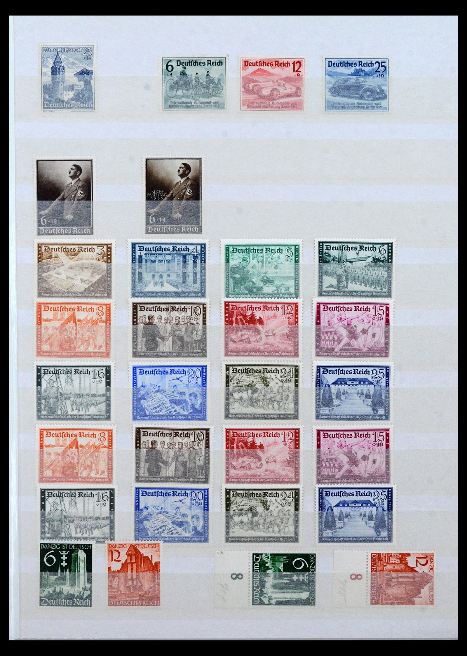 40468 0011 - Postzegel verzameling 40468 Duitse Rijk postfris.