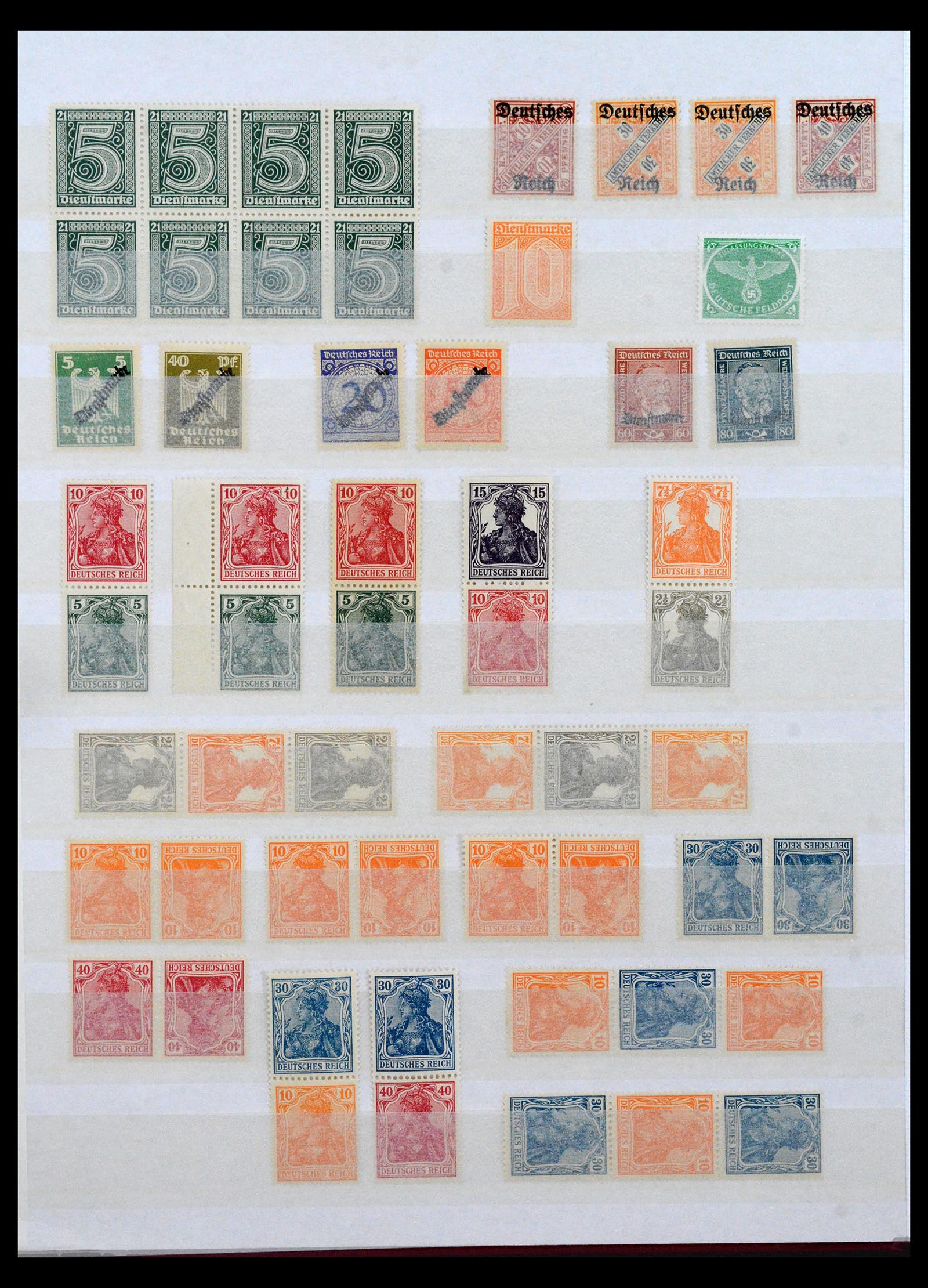 40468 0014 - Postzegel verzameling 40468 Duitse Rijk postfris.