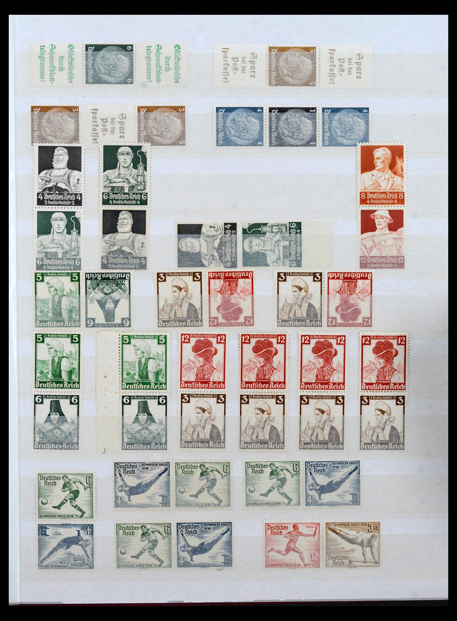 40468 0019 - Postzegel verzameling 40468 Duitse Rijk postfris.