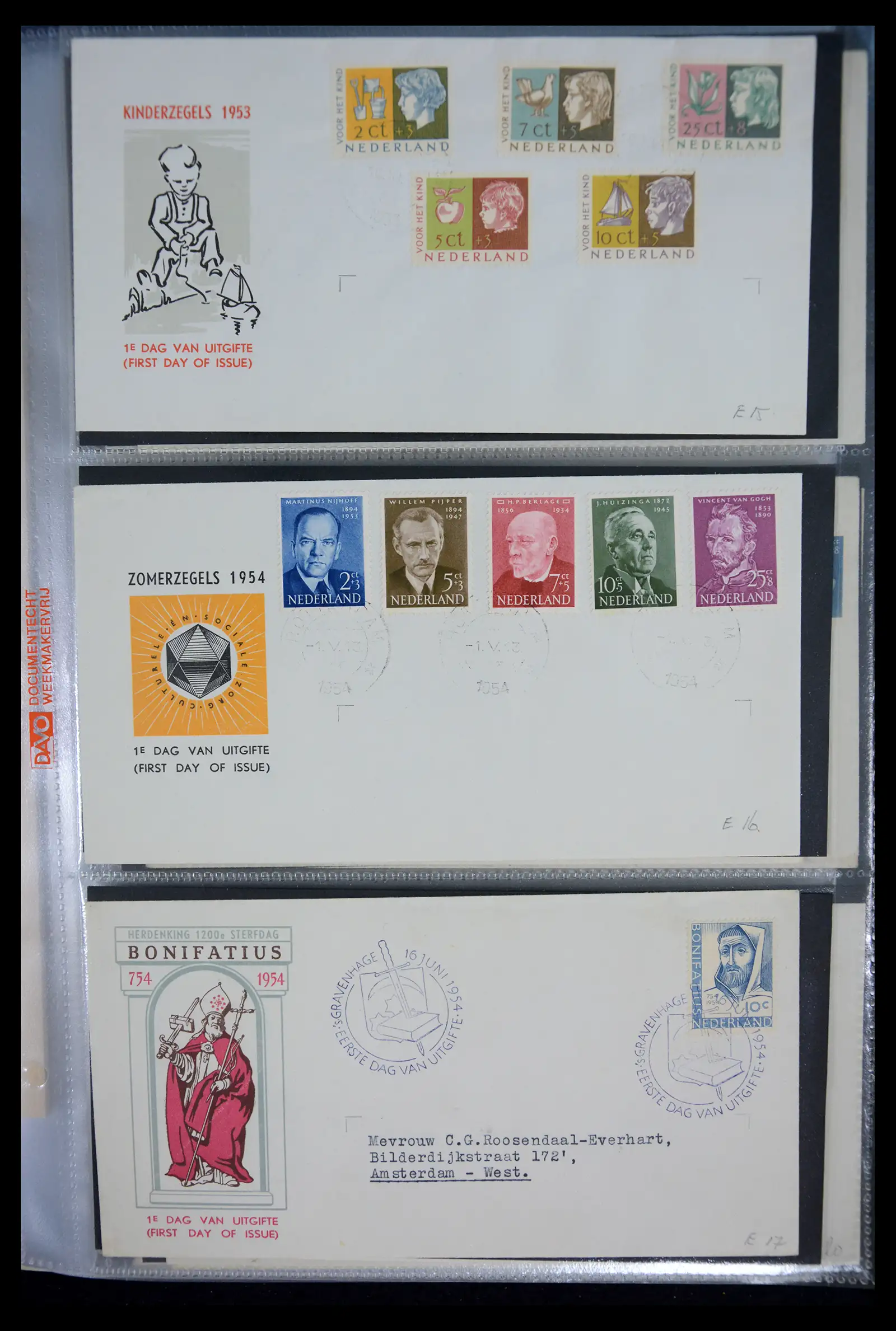 40472 0006 - Stamp collection 40472 Netherlands first day covers complete 1950-2022!!