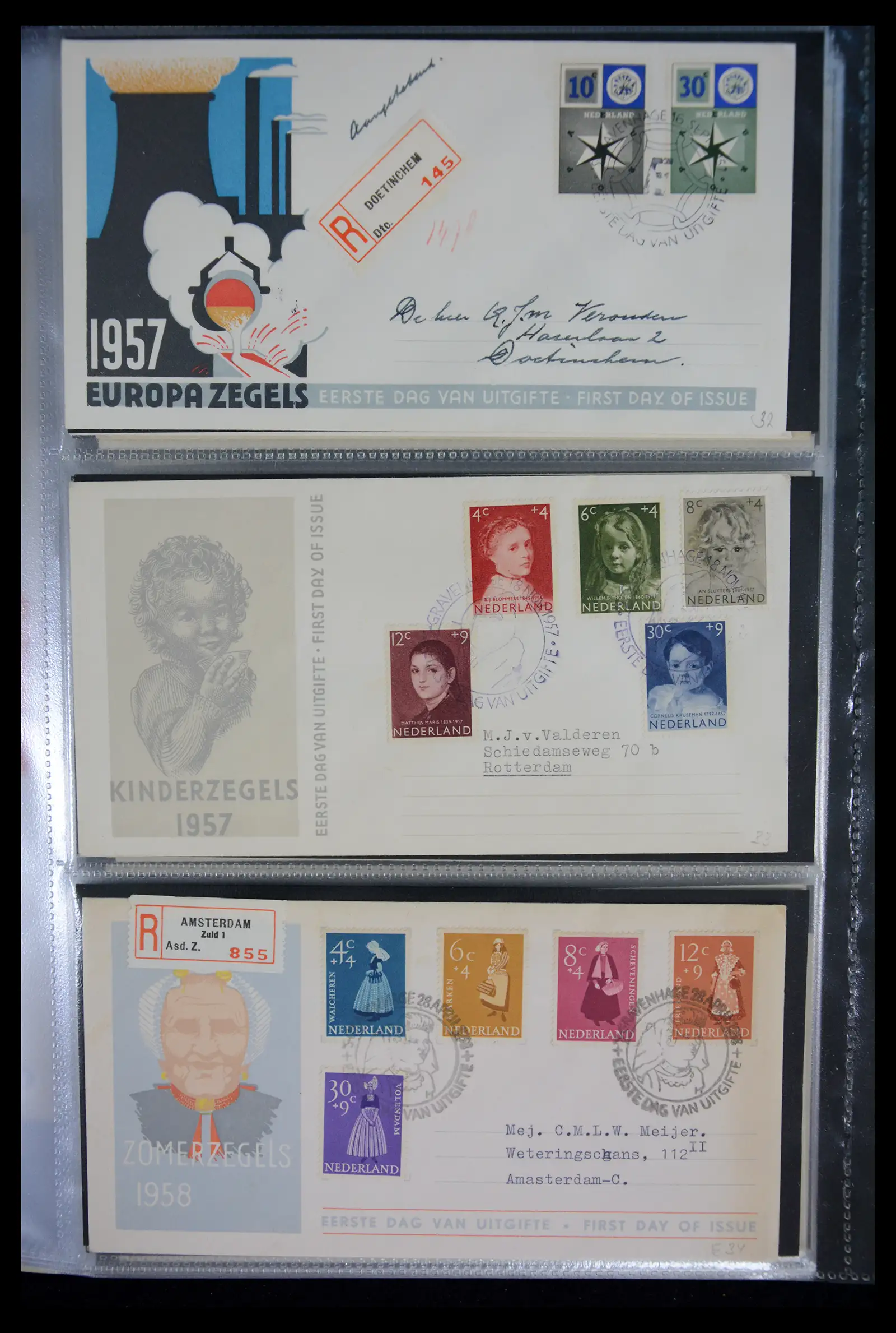 40472 0012 - Stamp collection 40472 Netherlands first day covers complete 1950-2022!!