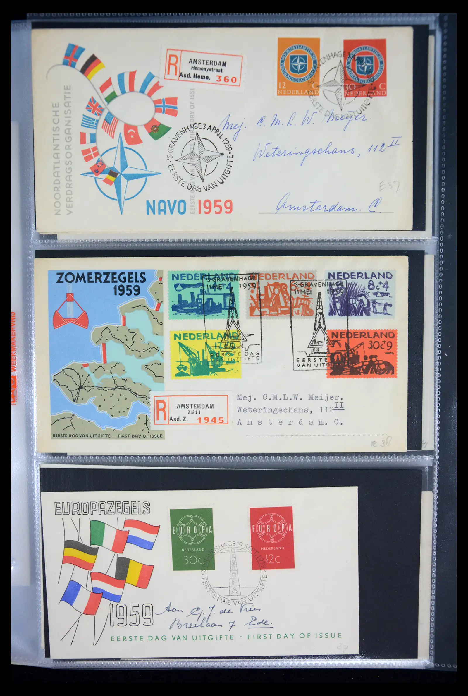40472 0014 - Stamp collection 40472 Netherlands first day covers complete 1950-2022!!