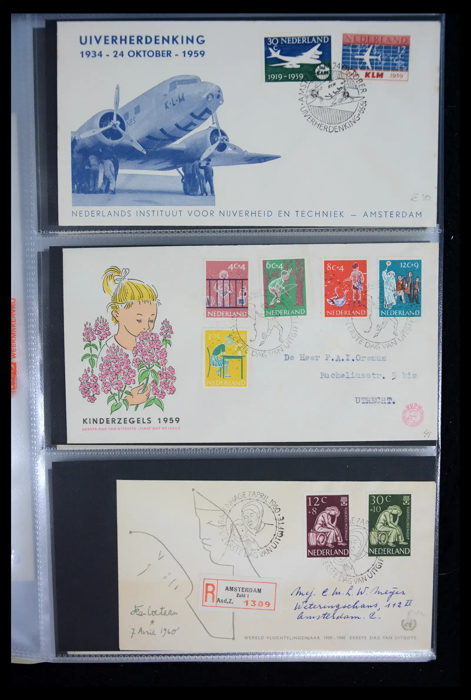 40472 0015 - Stamp collection 40472 Netherlands first day covers complete 1950-2022!!