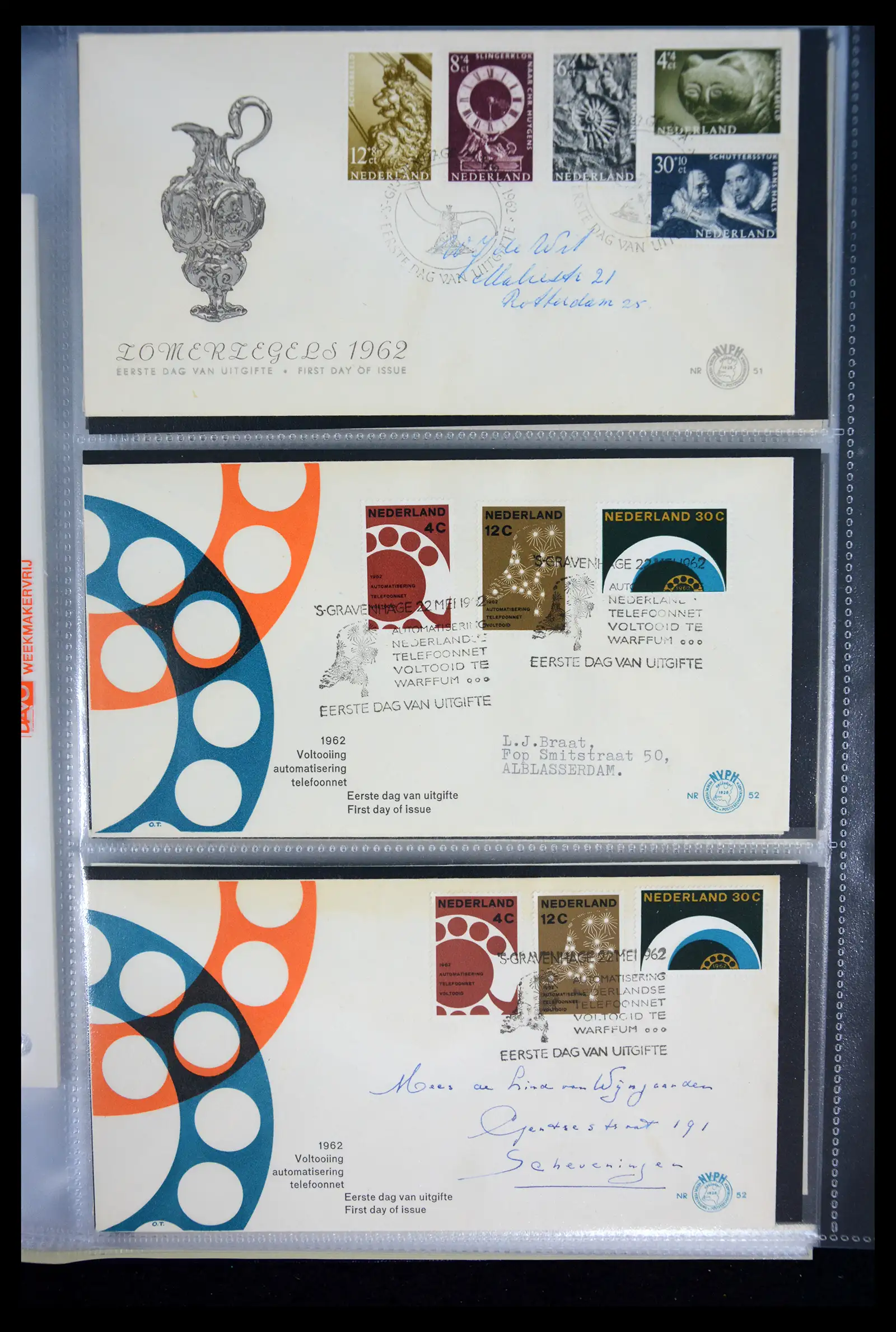 40472 0020 - Stamp collection 40472 Netherlands first day covers complete 1950-2022!!
