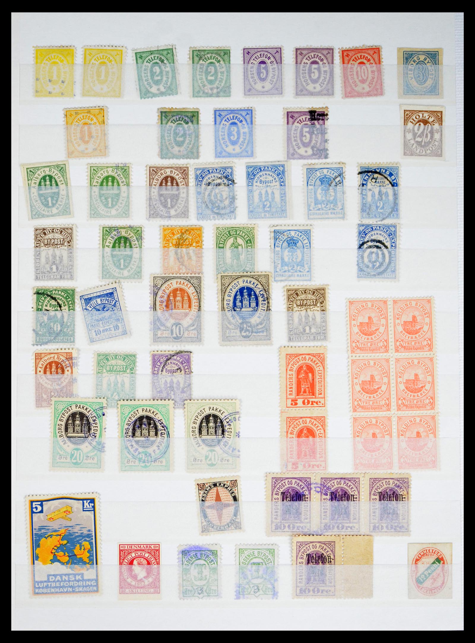 40474 0004 - Postzegel verzameling 40474 Scandinavië lokaalpost.