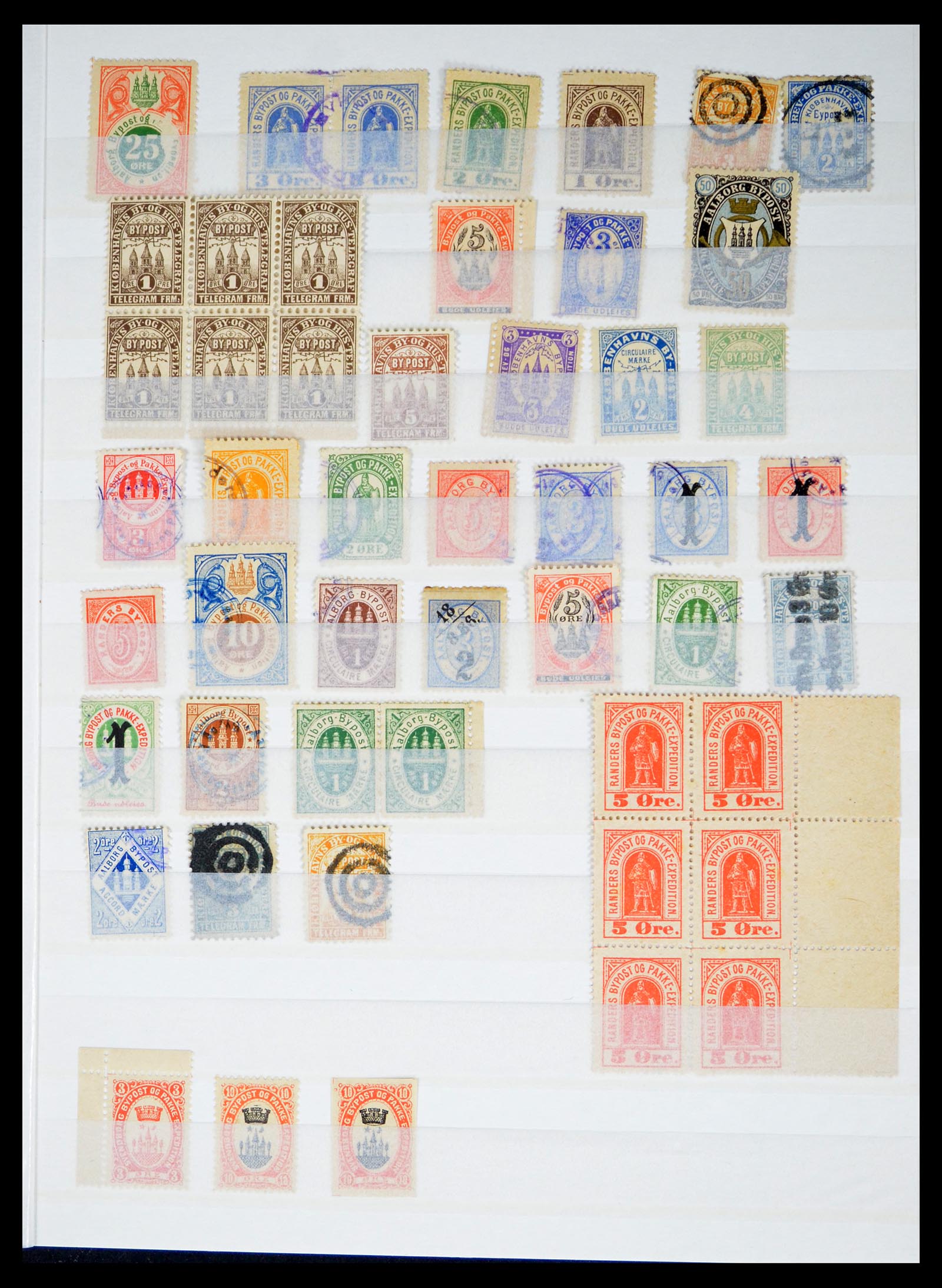 40474 0005 - Postzegel verzameling 40474 Scandinavië lokaalpost.