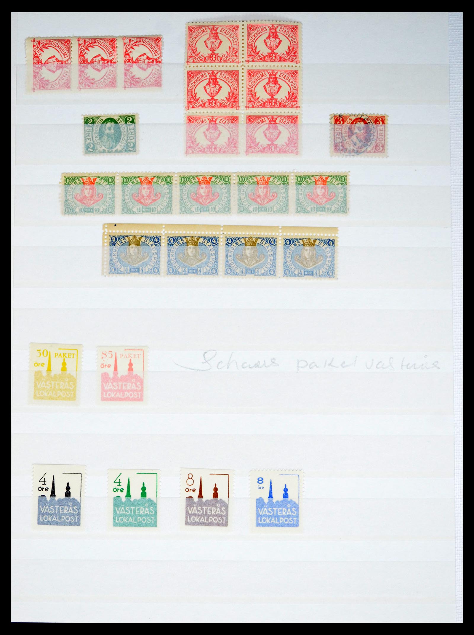 40474 0006 - Postzegel verzameling 40474 Scandinavië lokaalpost.