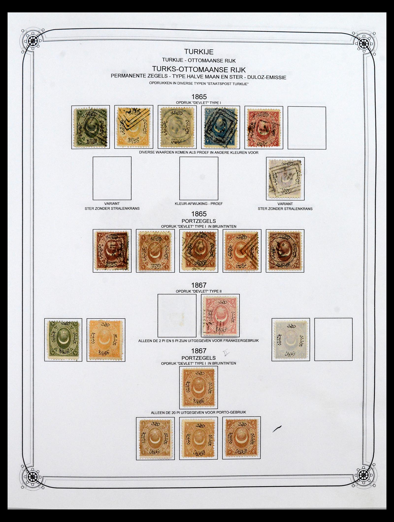 40476 0003 - Stamp collection 40476 Turkey 1863-1963.
